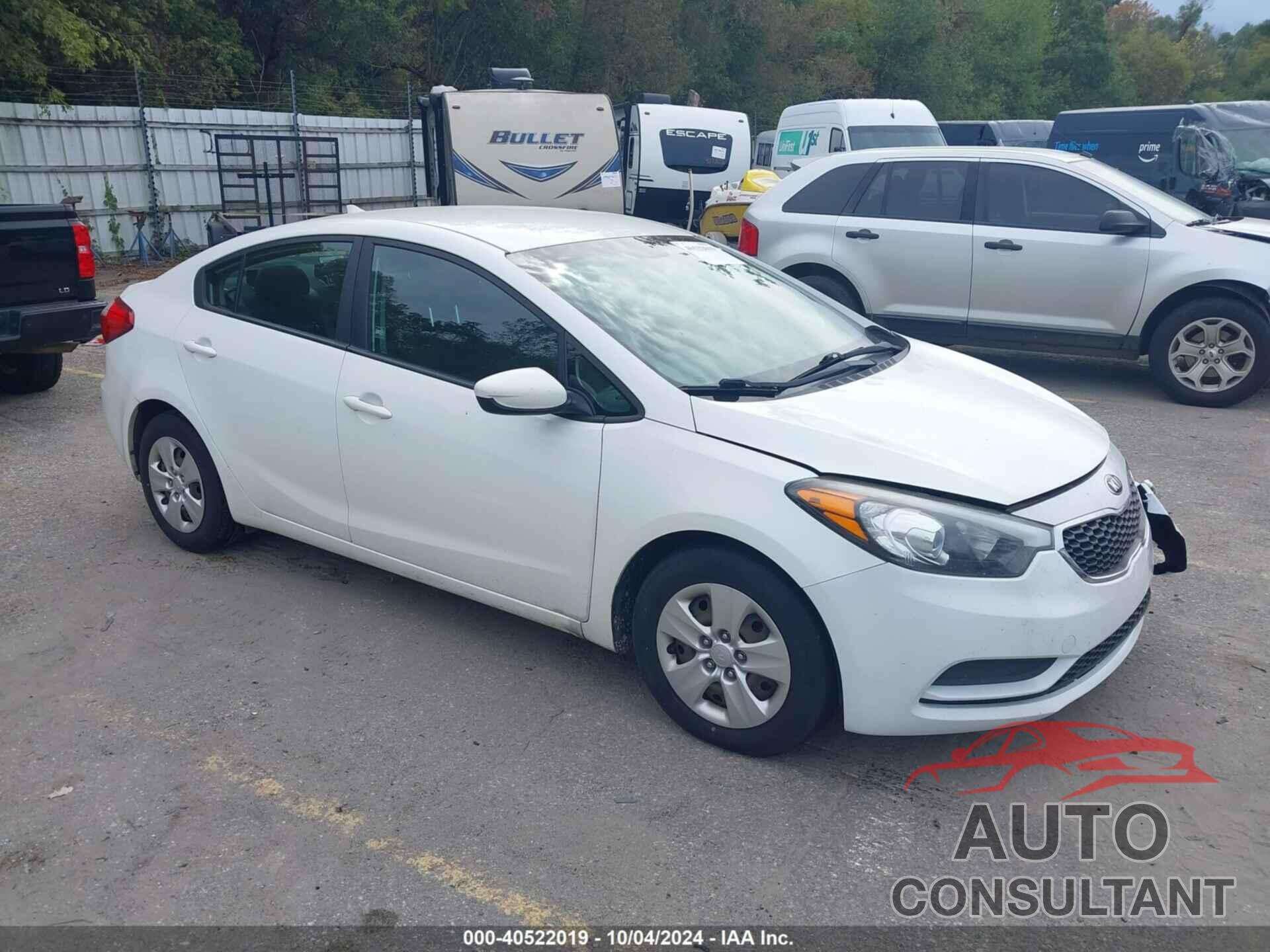 KIA FORTE 2016 - KNAFK4A61G5621319