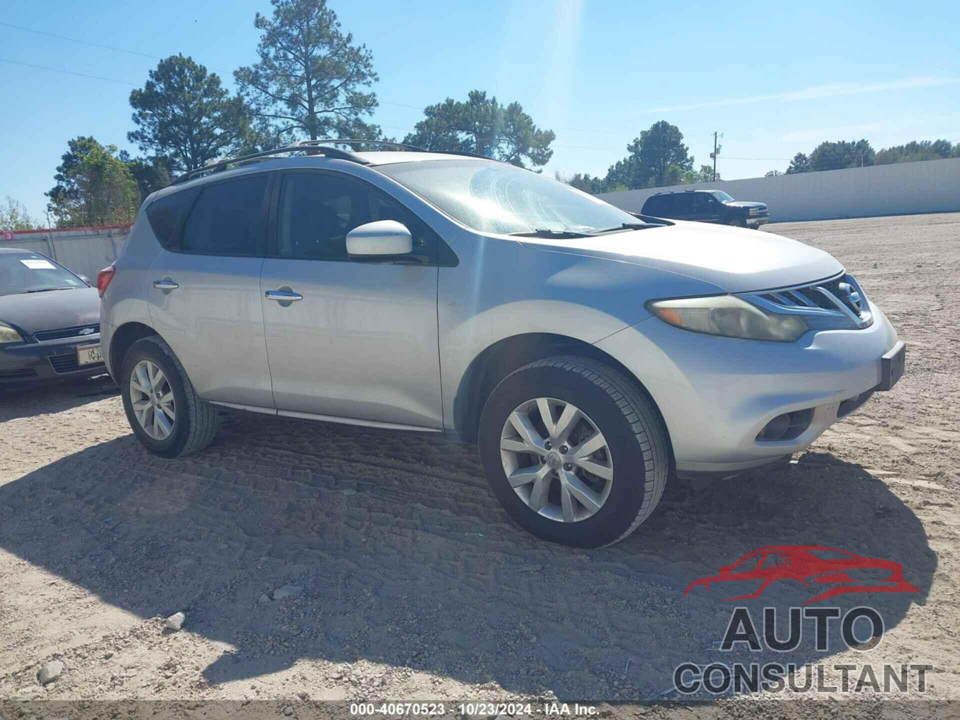 NISSAN MURANO 2013 - JN8AZ1MUXDW212148