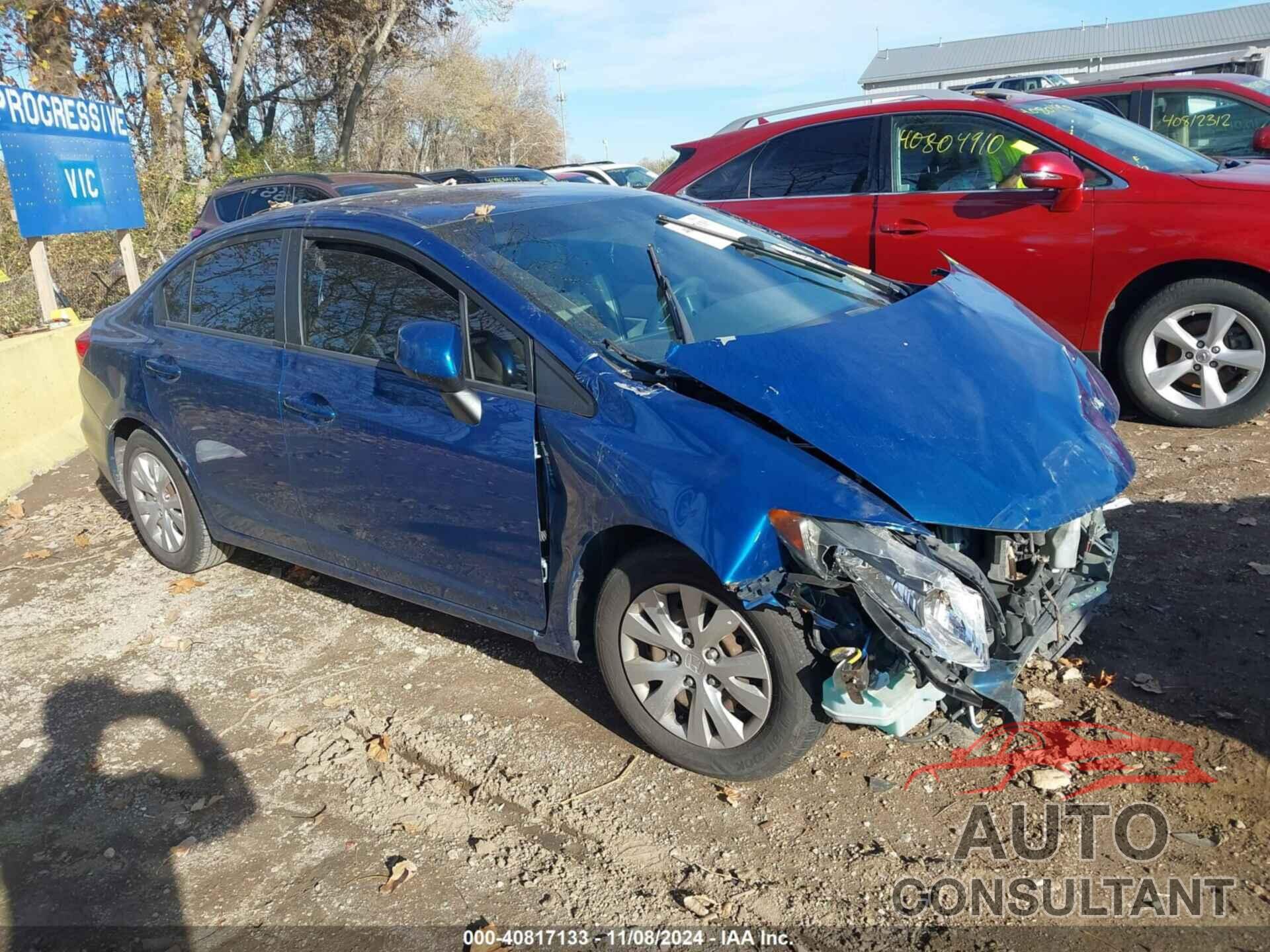 HONDA CIVIC 2012 - 19XFB2F53CE031726
