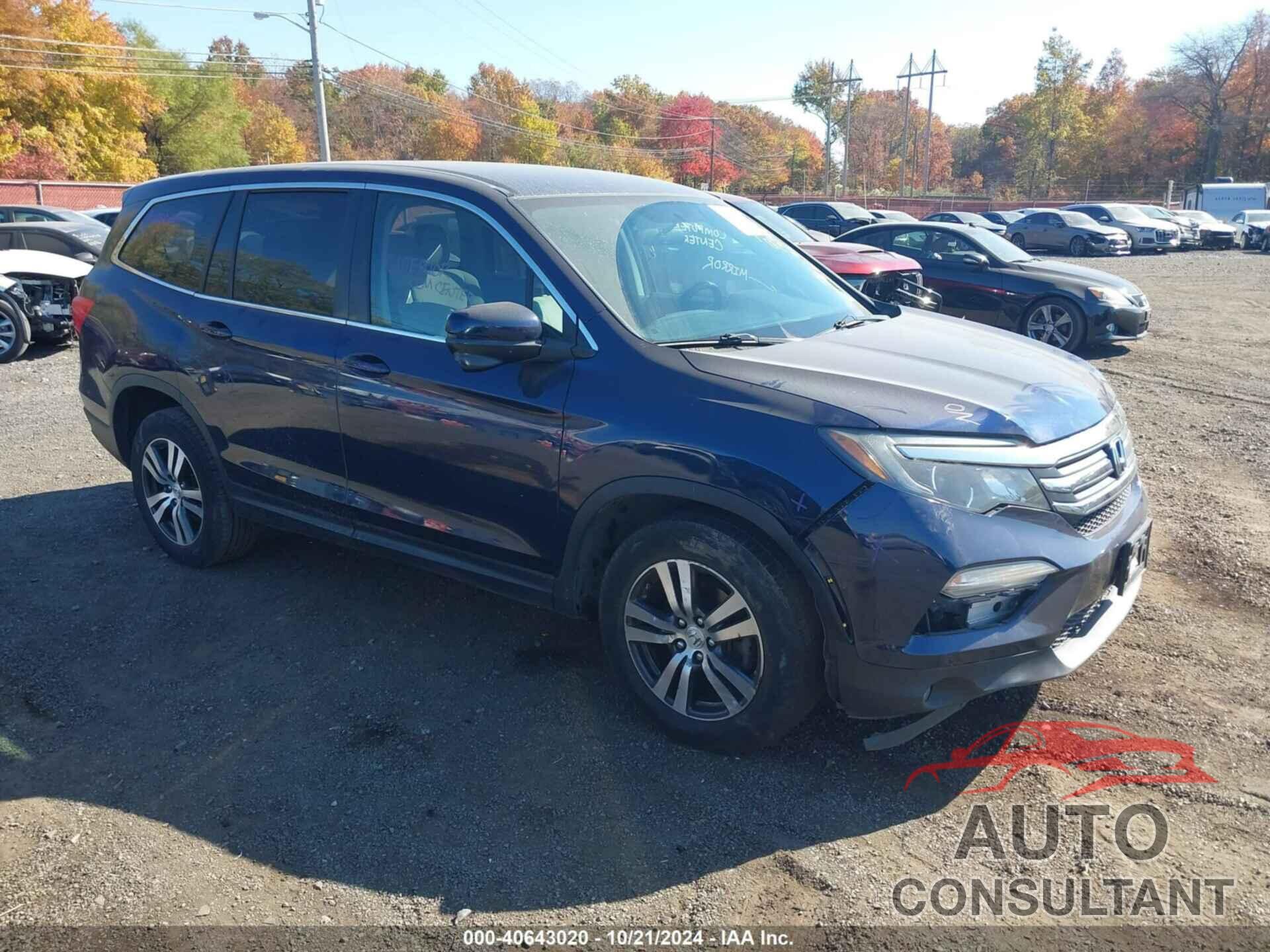 HONDA PILOT 2016 - 5FNYF6H35GB035731