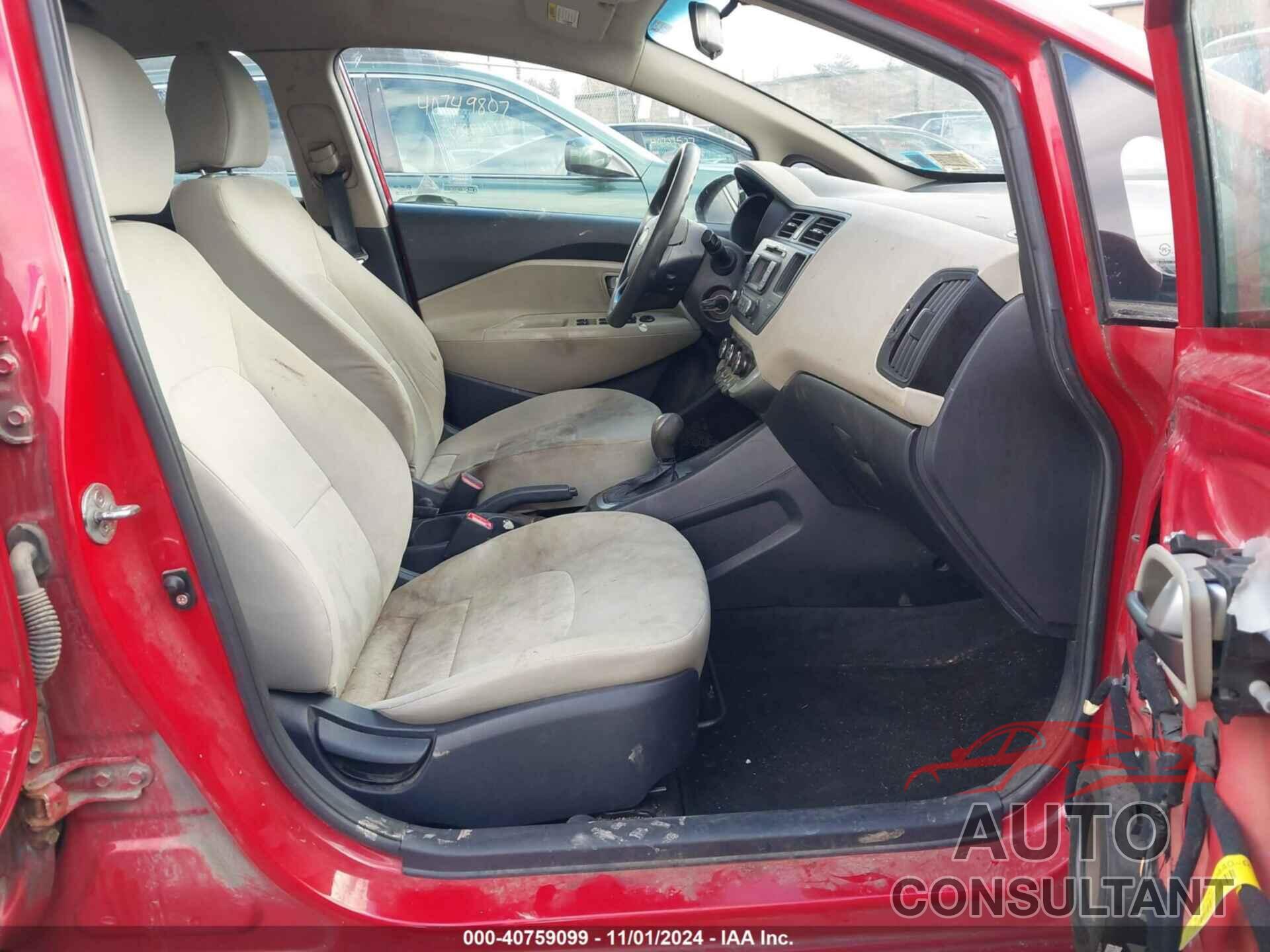 KIA RIO5 2012 - KNADM5A32C6026738