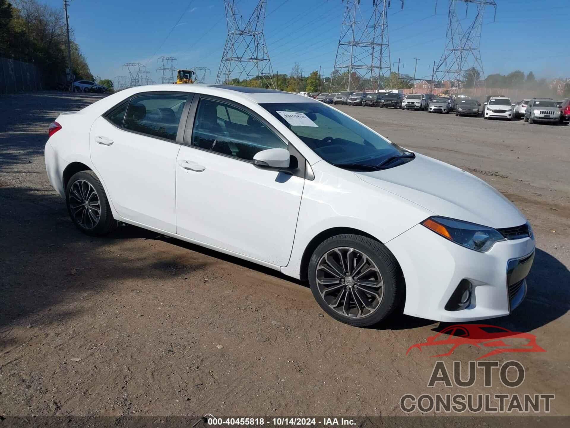 TOYOTA COROLLA 2016 - 2T1BURHE1GC488859