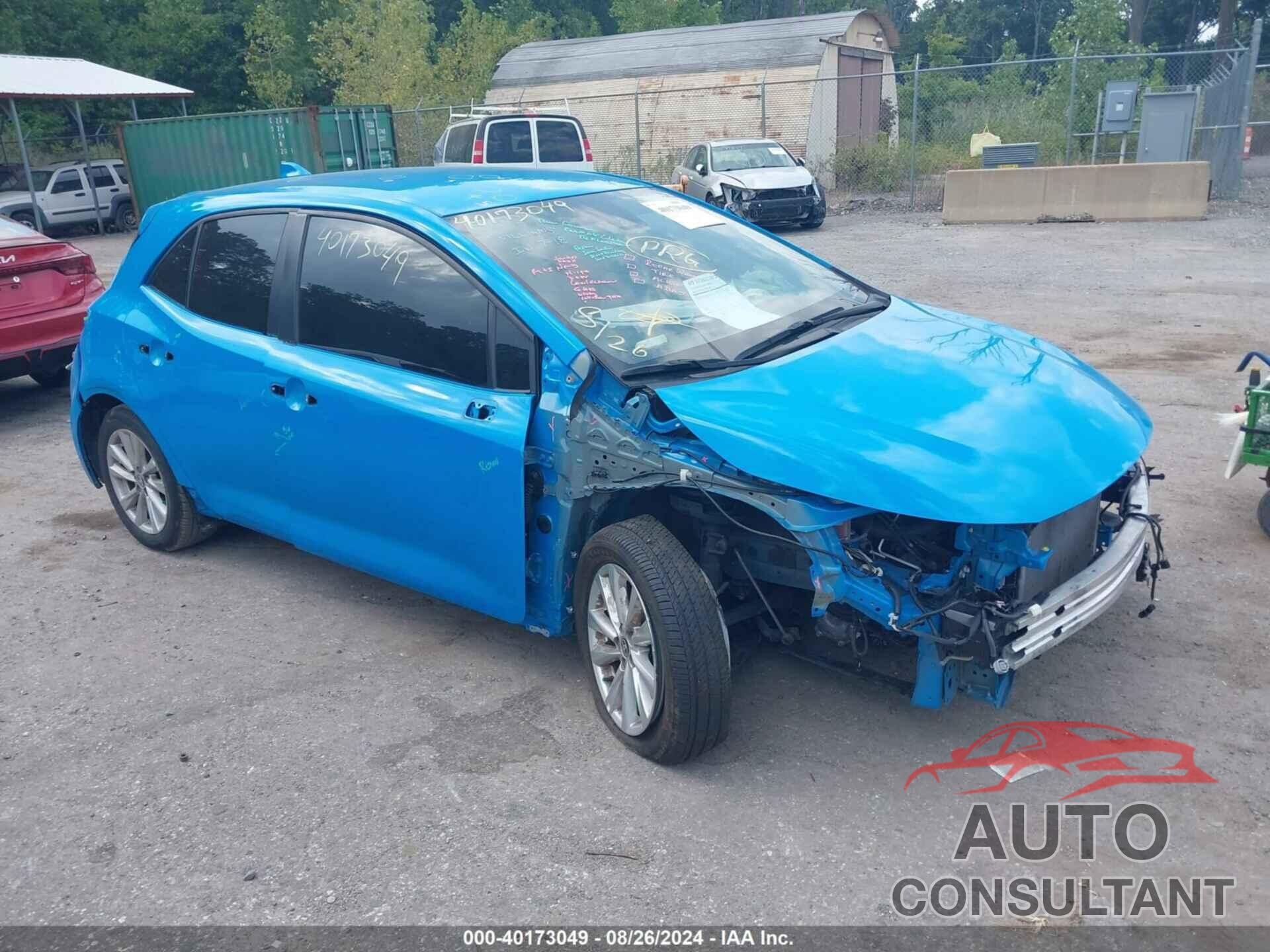 TOYOTA COROLLA 2022 - JTNC4MBE9N3161563
