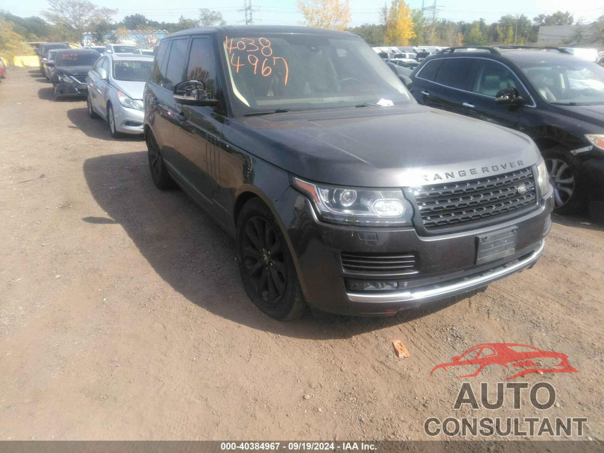 LAND ROVER RANGE ROVER 2014 - SALGS2EF9EA133688