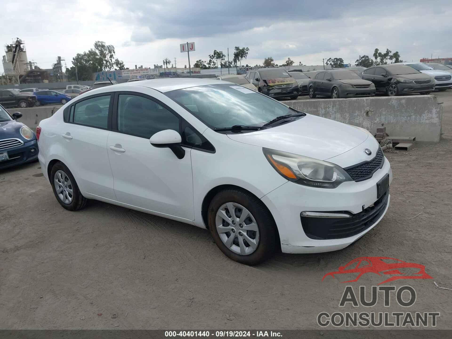 KIA RIO 2016 - KNADM4A33G6565613