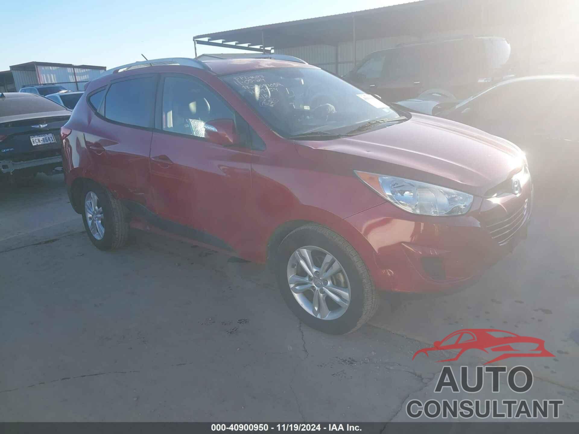 HYUNDAI TUCSON 2012 - KM8JU3ACXCU337898