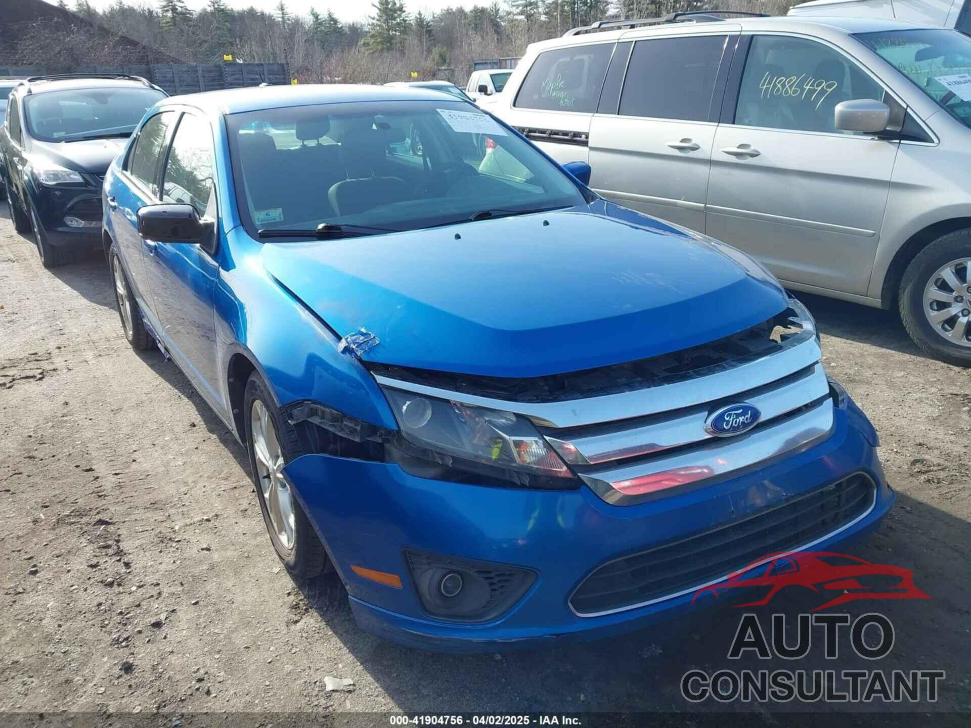 FORD FUSION 2012 - 3FAHP0HG2CR260488