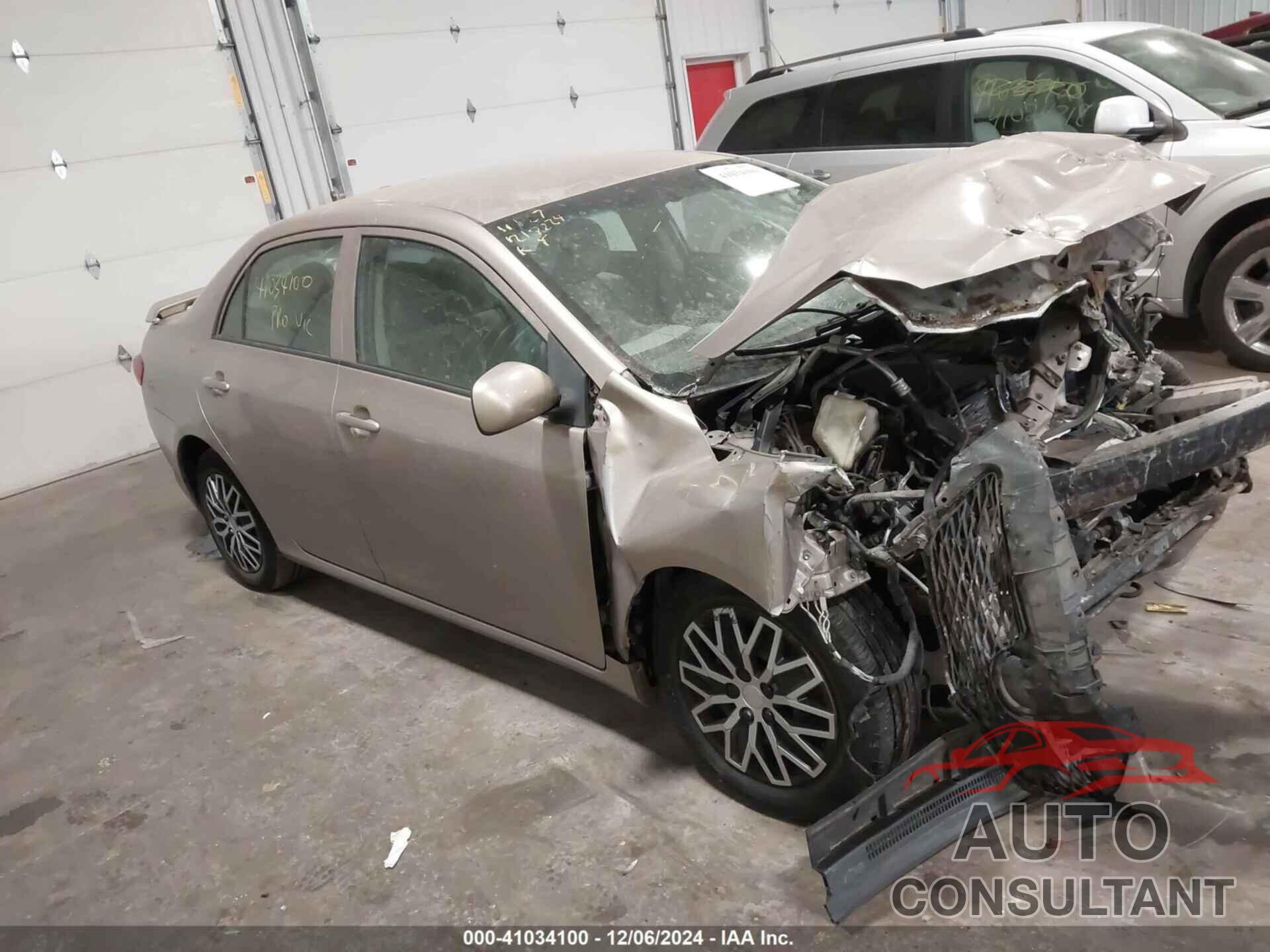 TOYOTA COROLLA 2009 - 1NXBU40E99Z032124