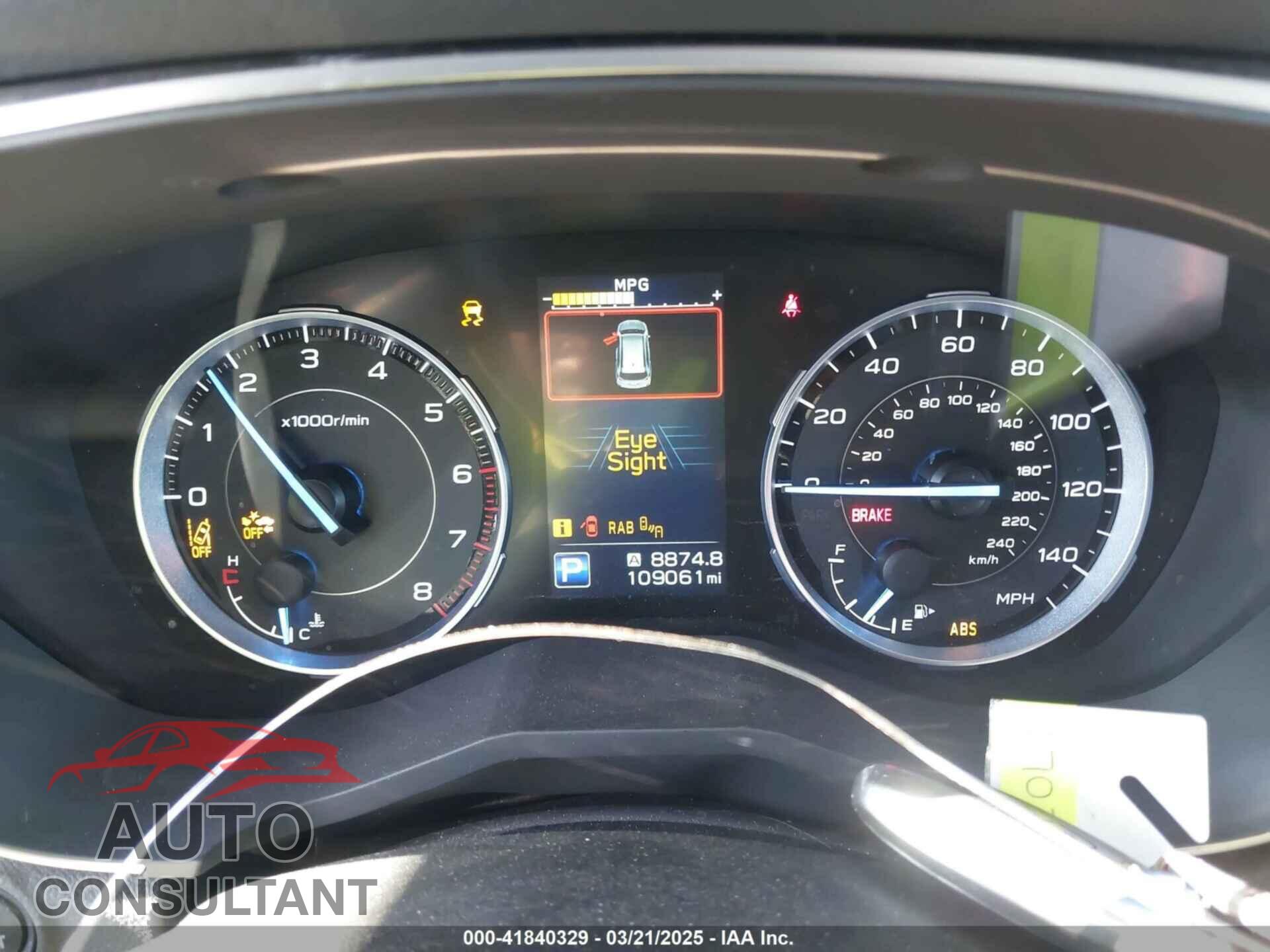 SUBARU ASCENT 2020 - 4S4WMAPD5L3402852