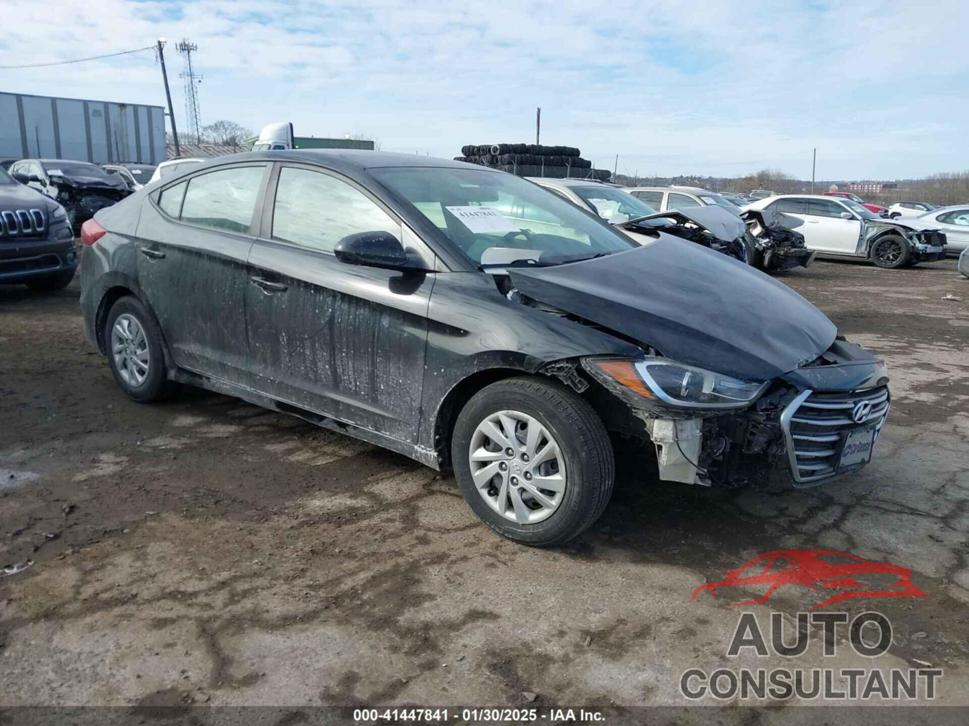 HYUNDAI ELANTRA 2017 - KMHD74LF7HU091756