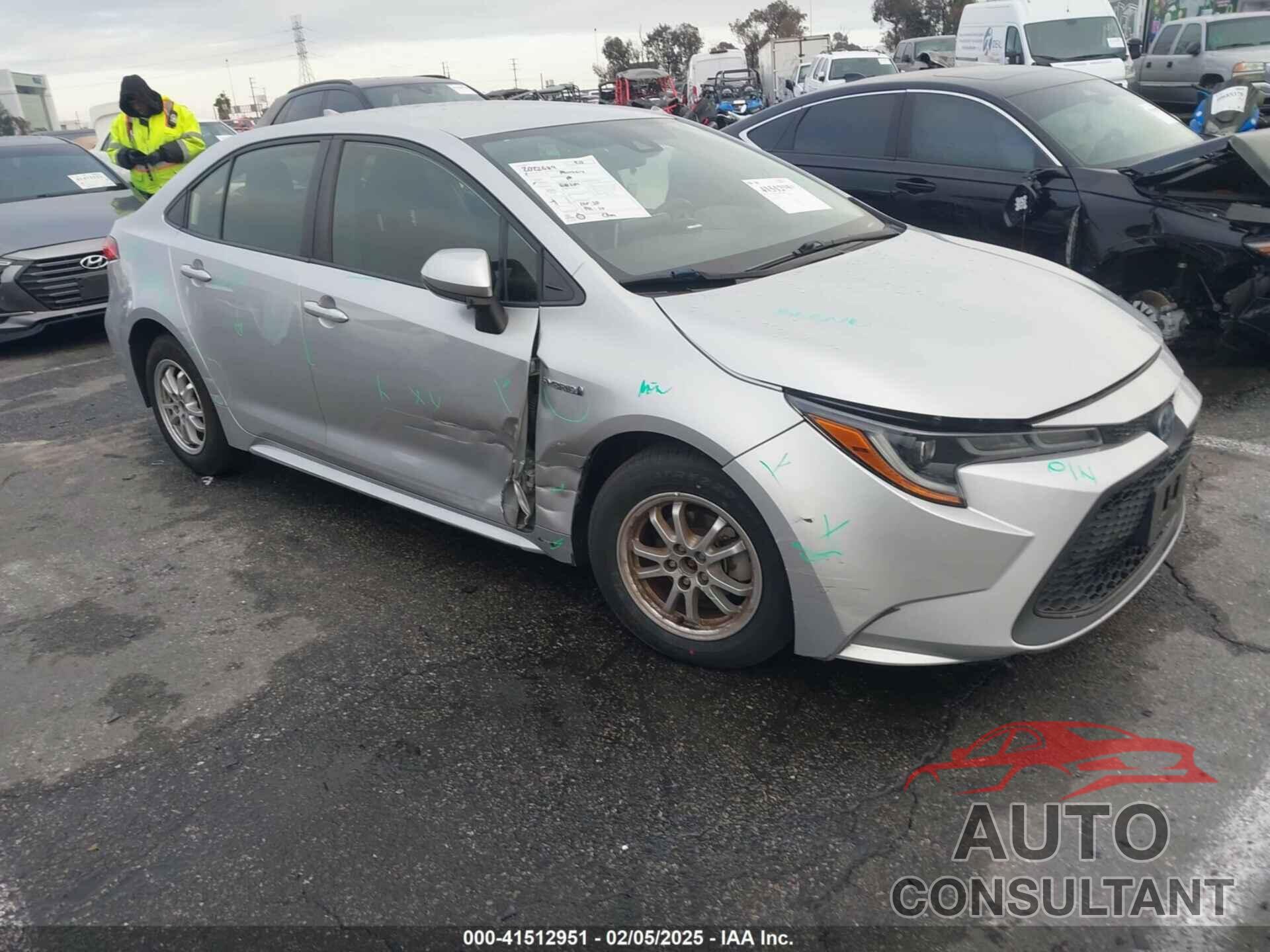 TOYOTA COROLLA 2020 - JTDEBRBE6LJ028140