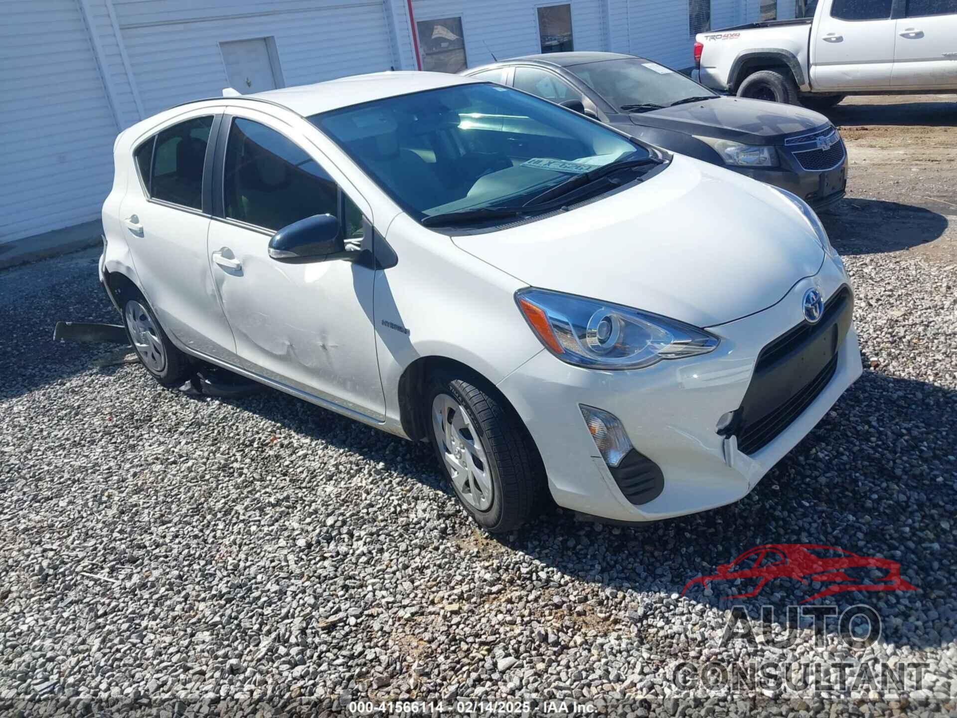 TOYOTA PRIUS C 2016 - JTDKDTB37G1134675