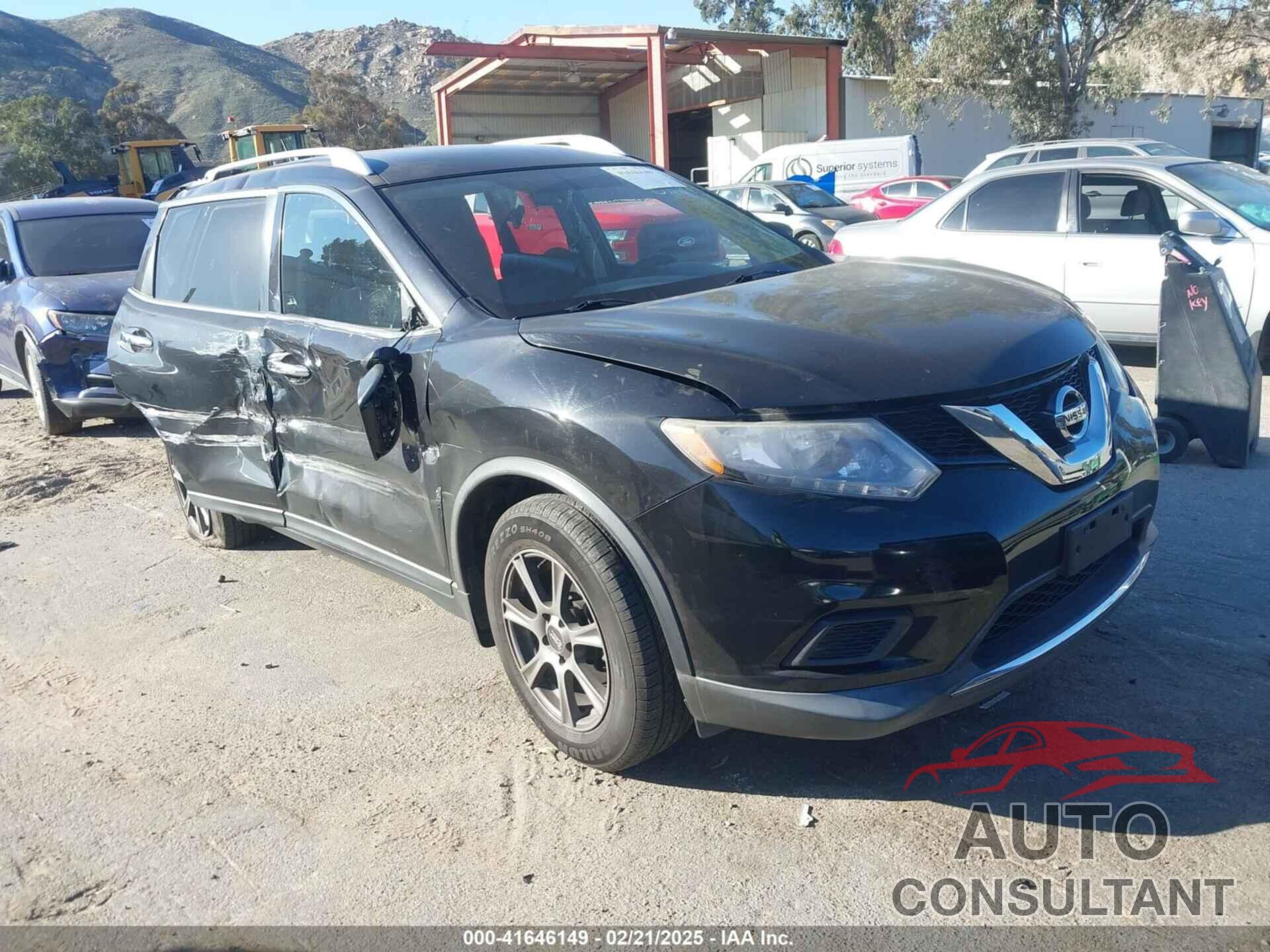 NISSAN ROGUE 2016 - KNMAT2MT9GP608421