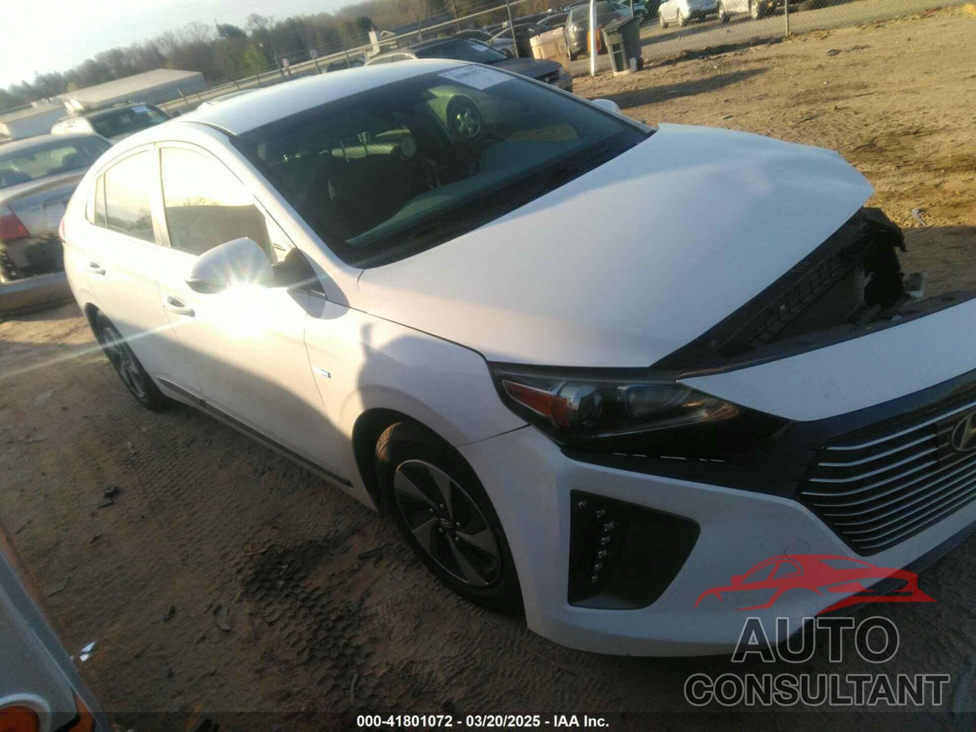 HYUNDAI IONIQ HYBRID 2019 - KMHC75LC2KU125357