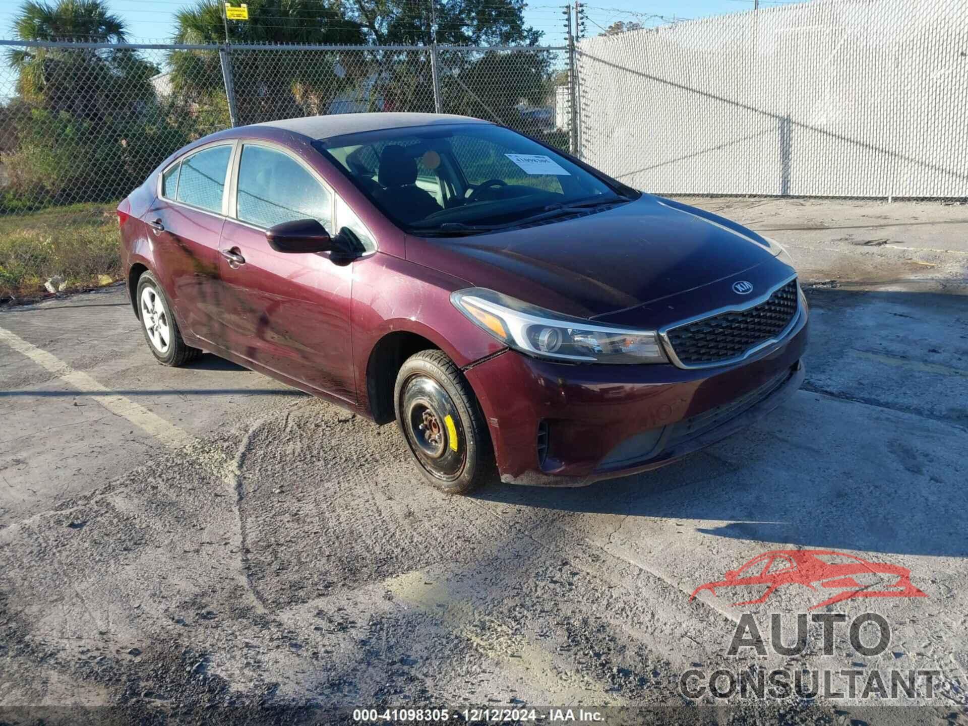 KIA FORTE 2017 - 3KPFK4A70HE084394