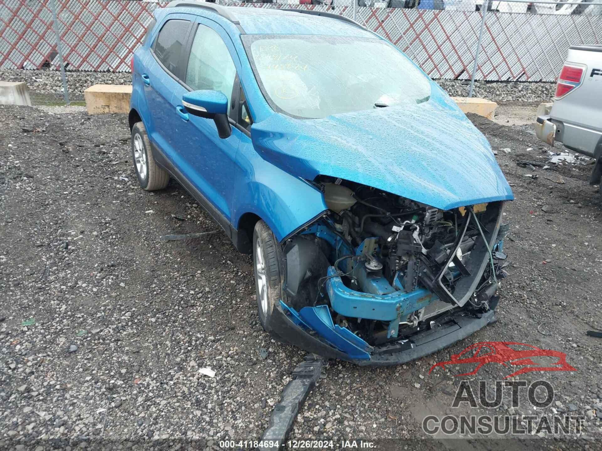 FORD ECOSPORT 2019 - MAJ3S2GE9KC303726