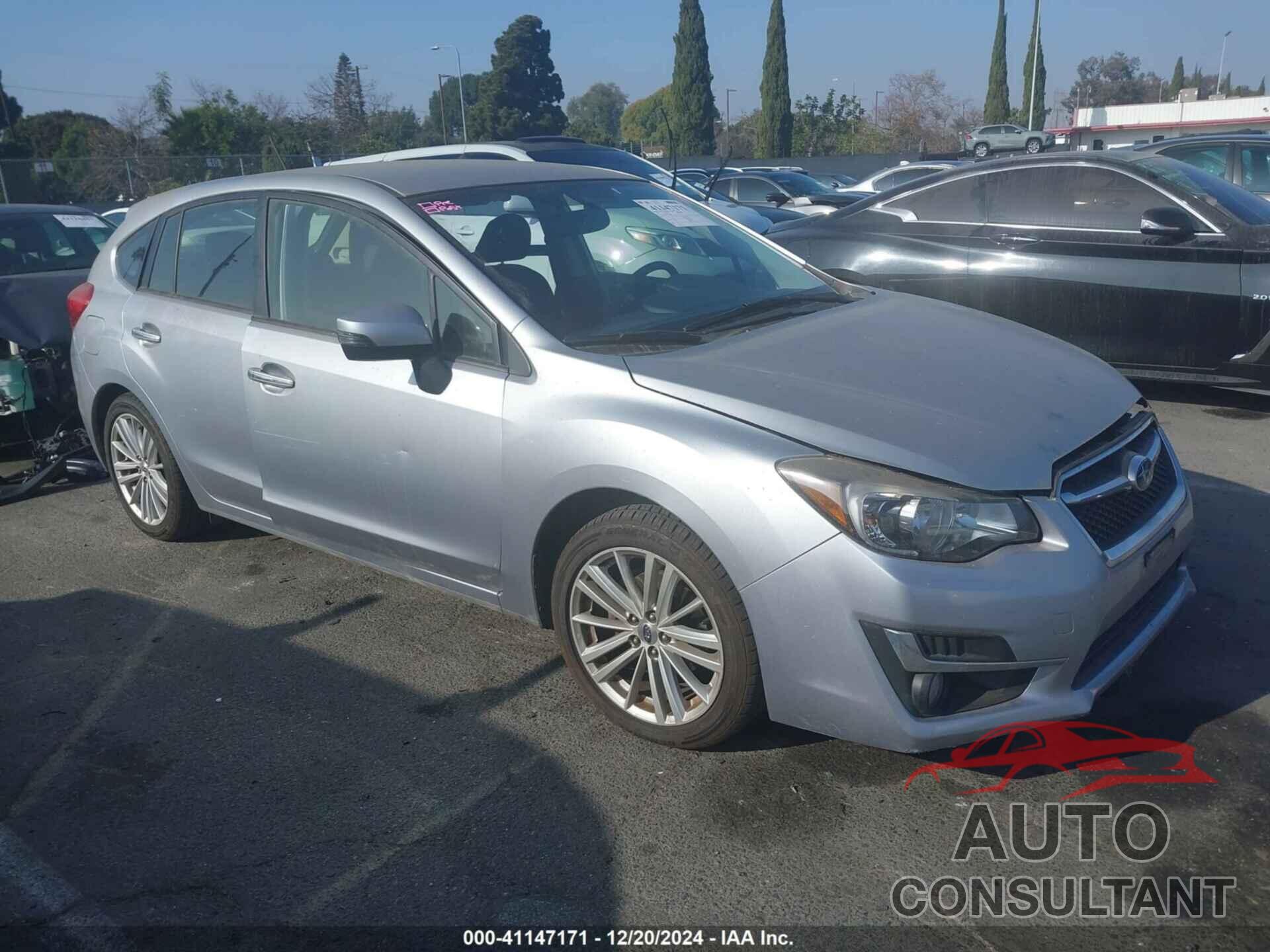 SUBARU IMPREZA 2015 - JF1GPAM6XFH295302