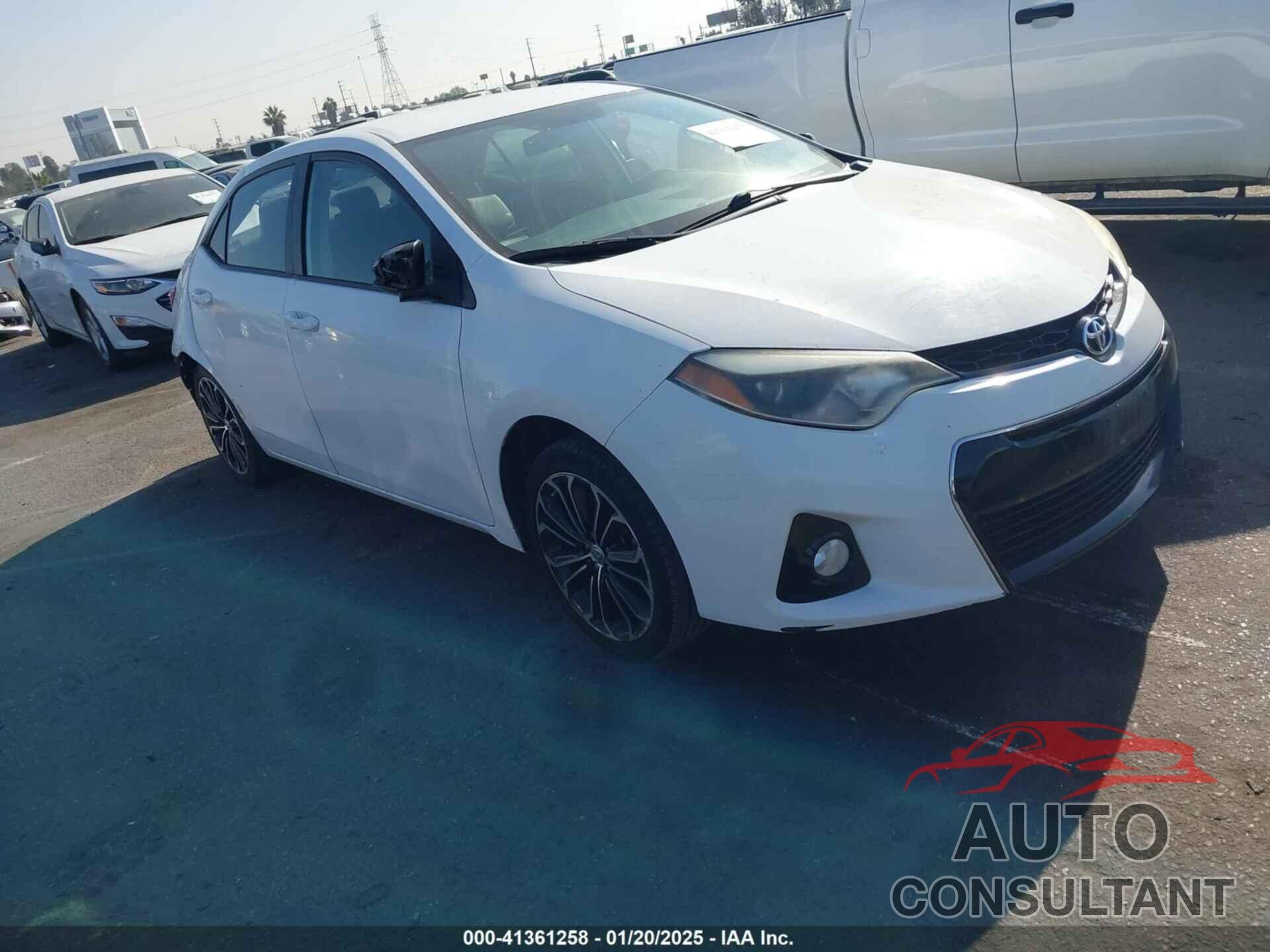 TOYOTA COROLLA 2016 - 5YFBURHE8GP428139