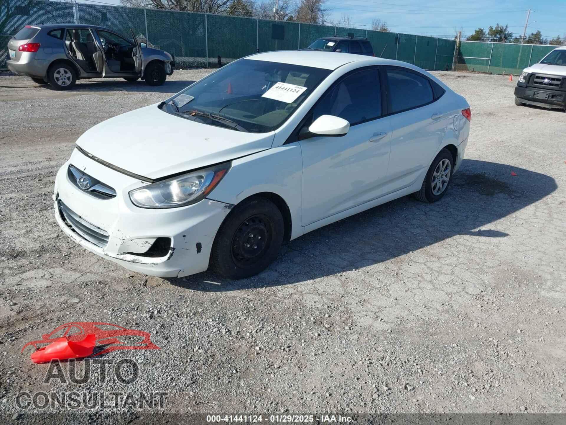HYUNDAI ACCENT 2012 - KMHCT4AE6CU220175