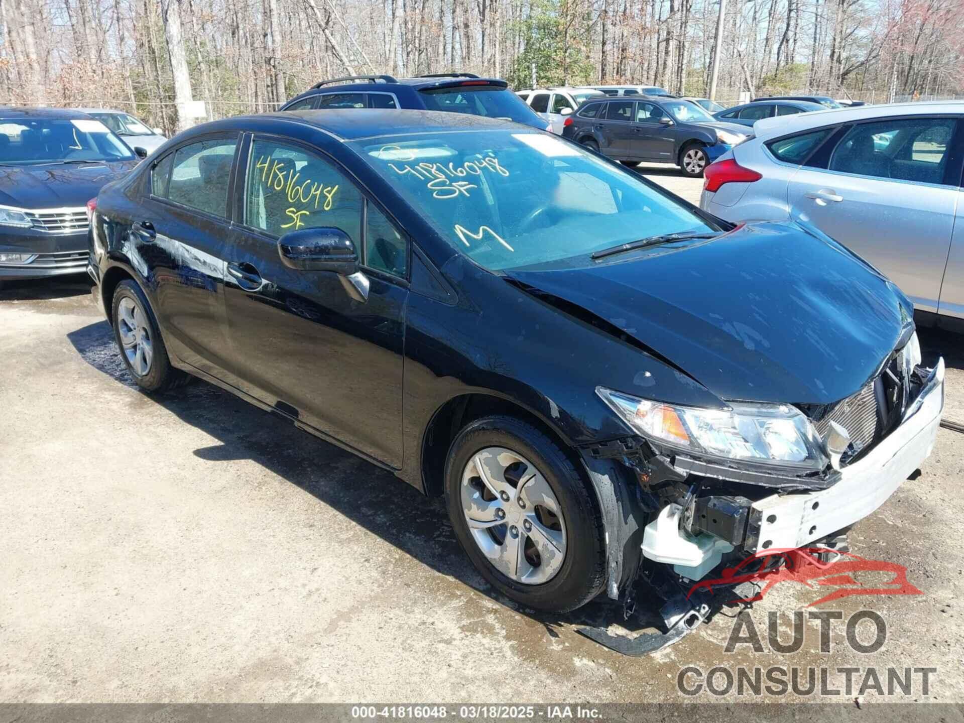 HONDA CIVIC 2014 - 19XFB2F58EE219578