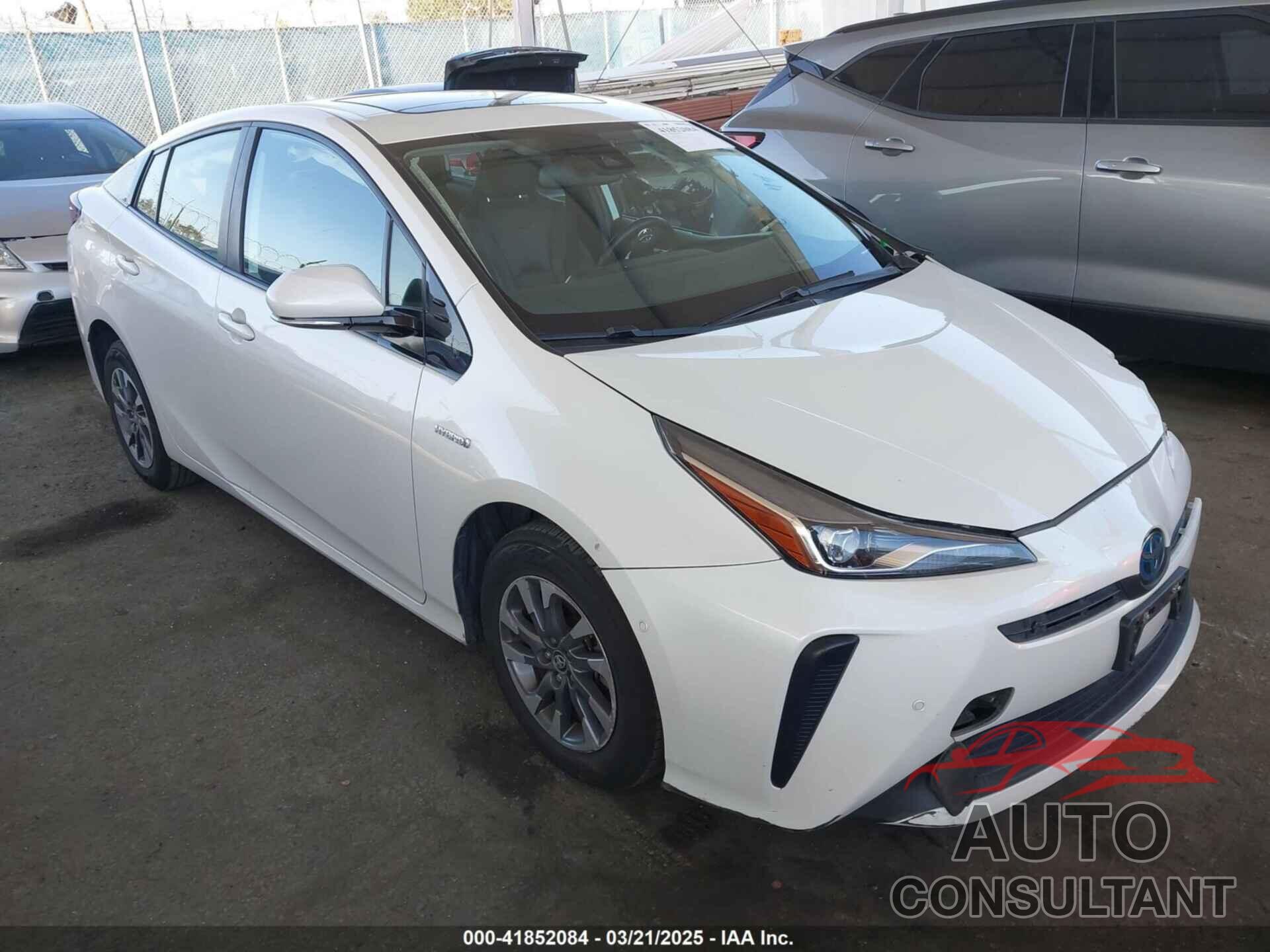 TOYOTA PRIUS 2019 - JTDKARFU8K3102331