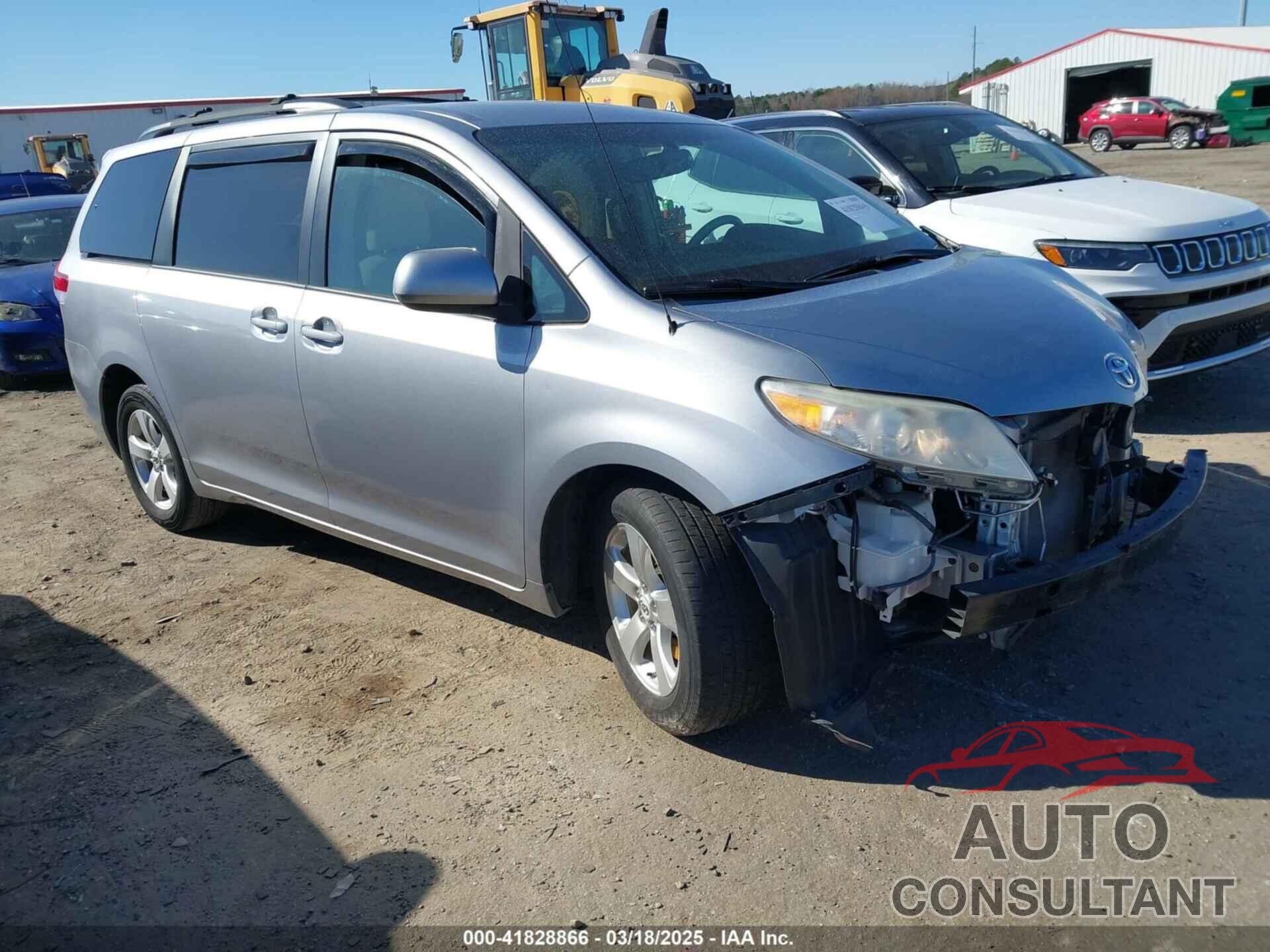 TOYOTA SIENNA 2012 - 5TDKK3DC5CS269377