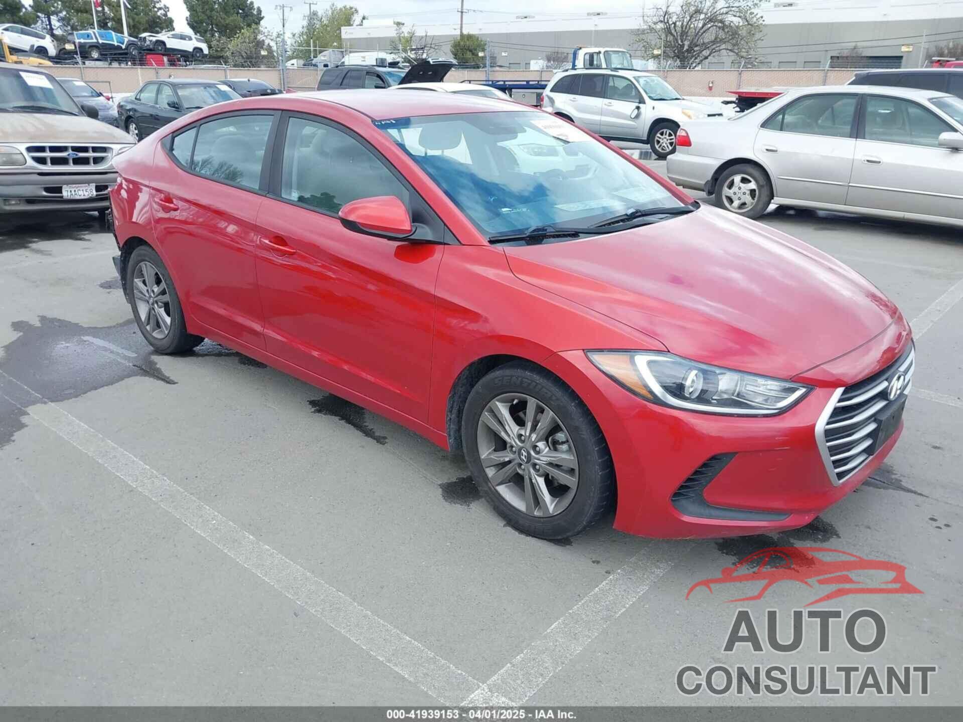 HYUNDAI ELANTRA 2018 - 5NPD84LF1JH387857