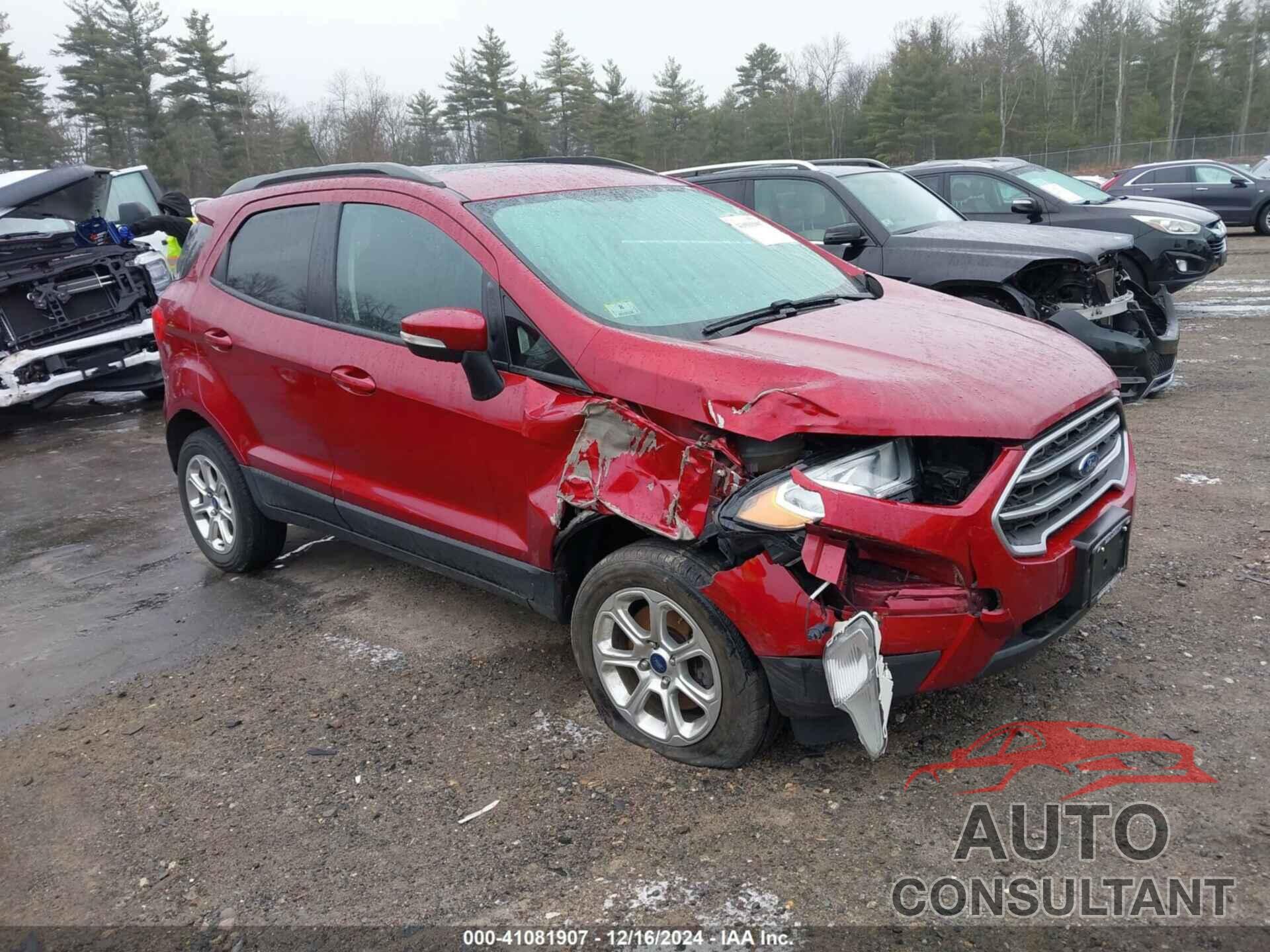 FORD ECOSPORT 2018 - MAJ6P1UL5JC245849