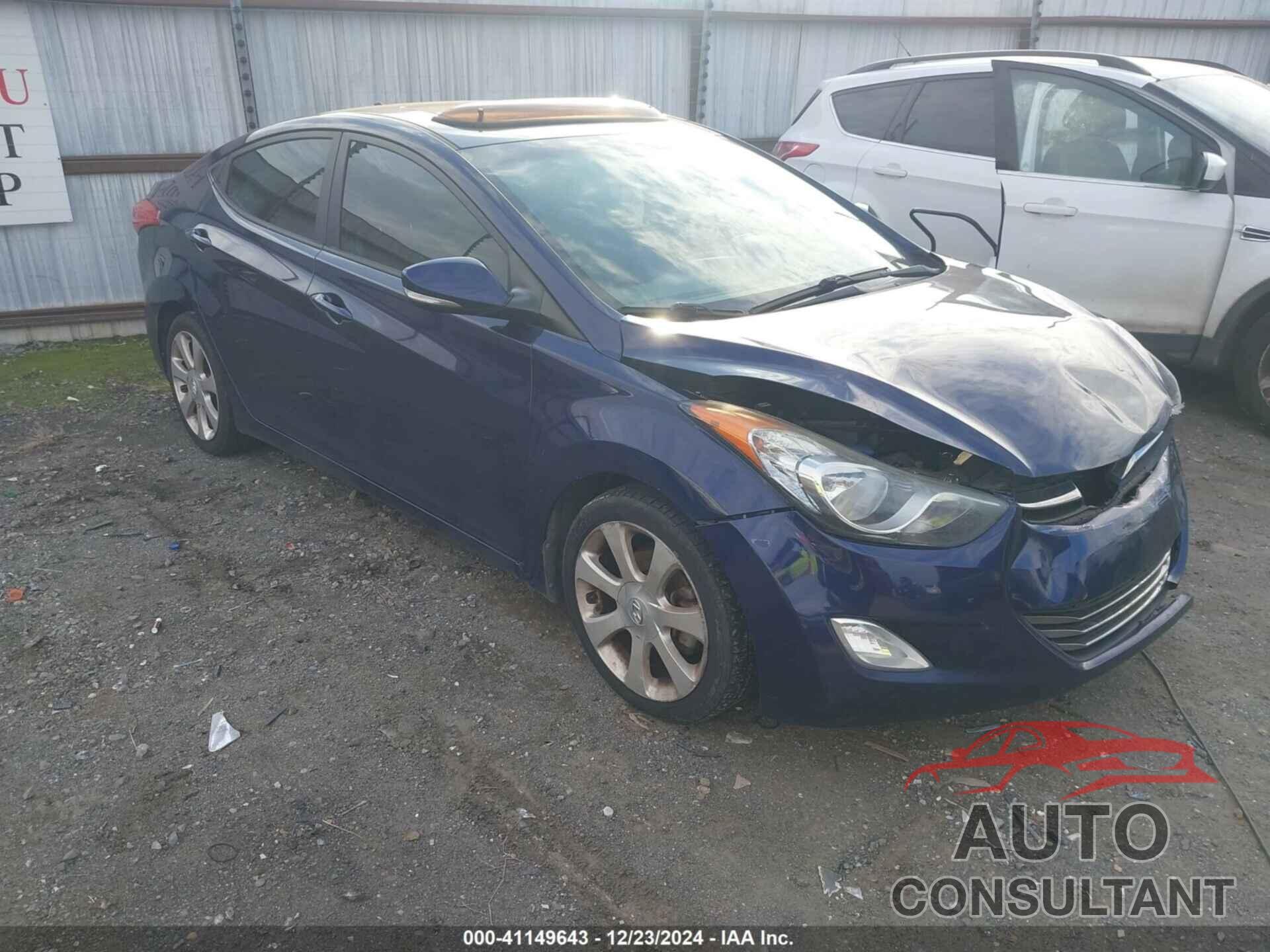 HYUNDAI ELANTRA 2013 - 5NPDH4AE3DH188968