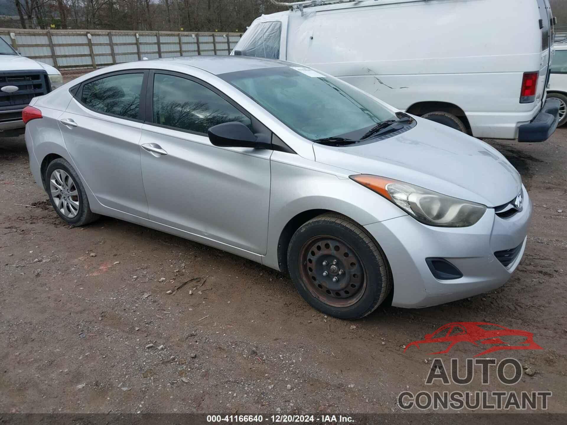 HYUNDAI ELANTRA 2013 - KMHDH4AE0DU554161