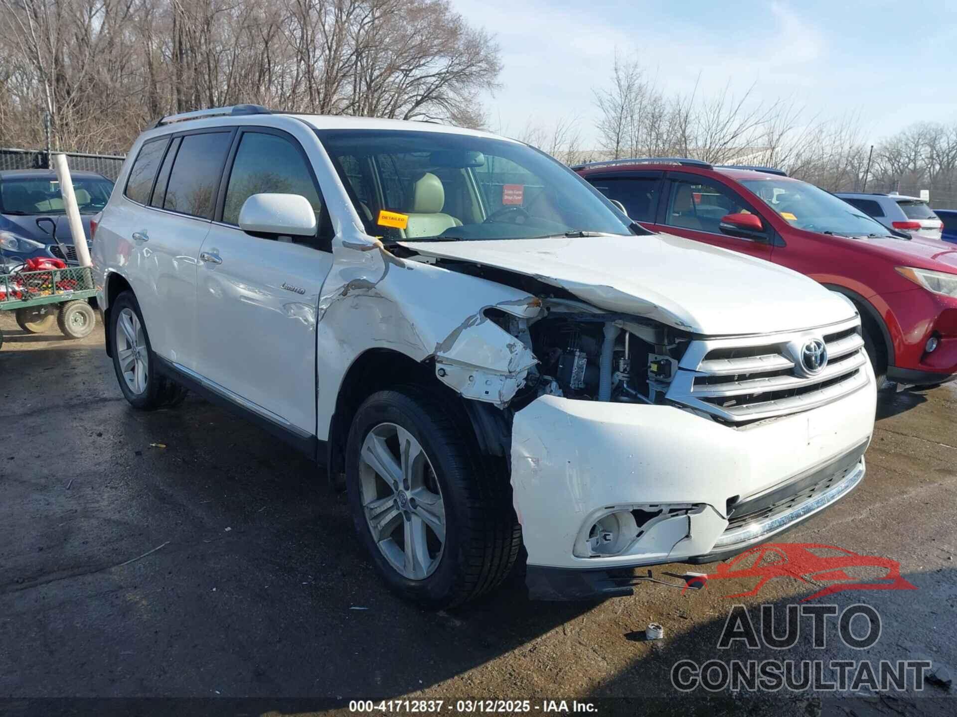 TOYOTA HIGHLANDER 2013 - 5TDDK3EH1DS197498