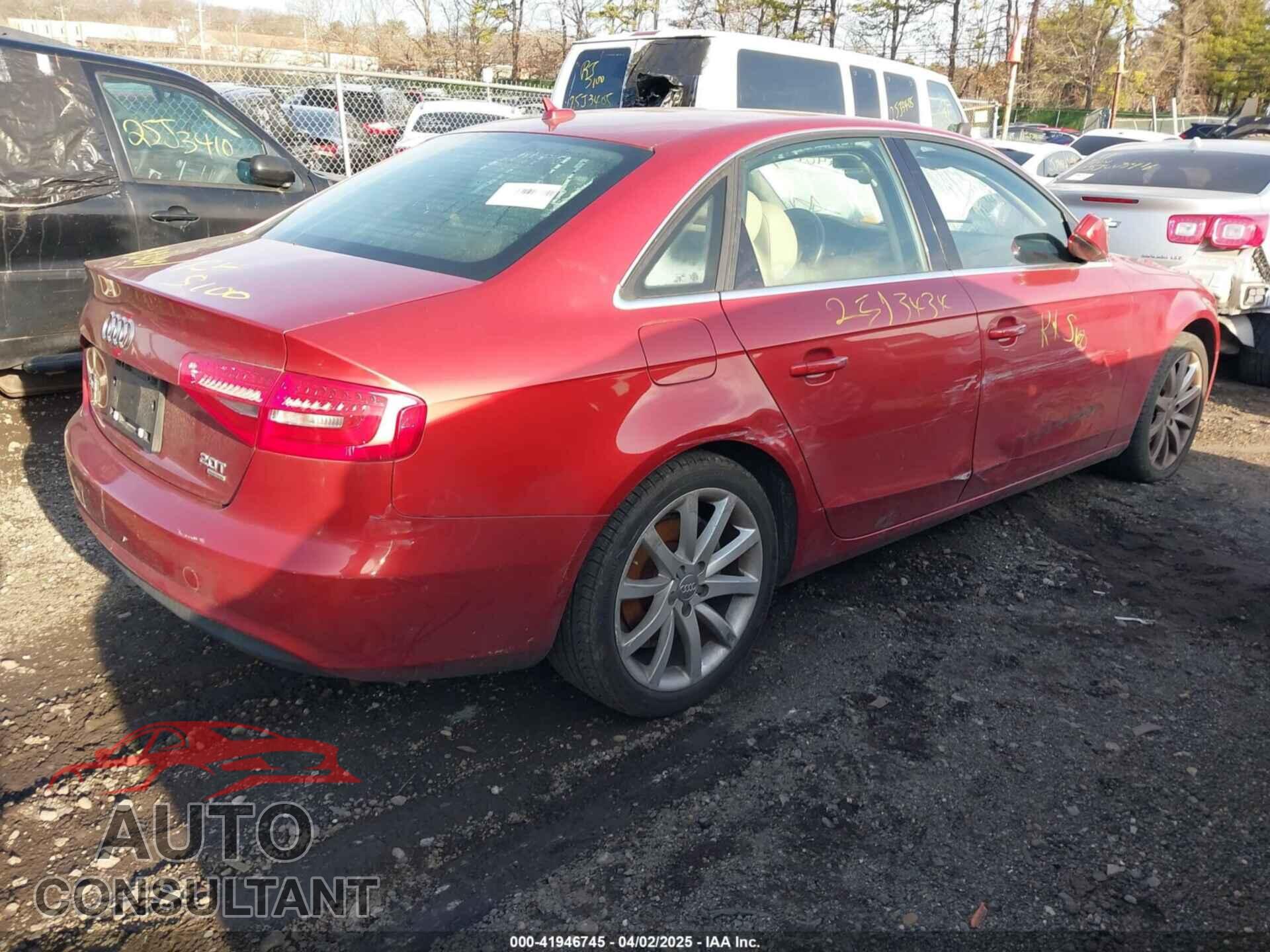 AUDI A4 2013 - WAUFFAFL7DN036130