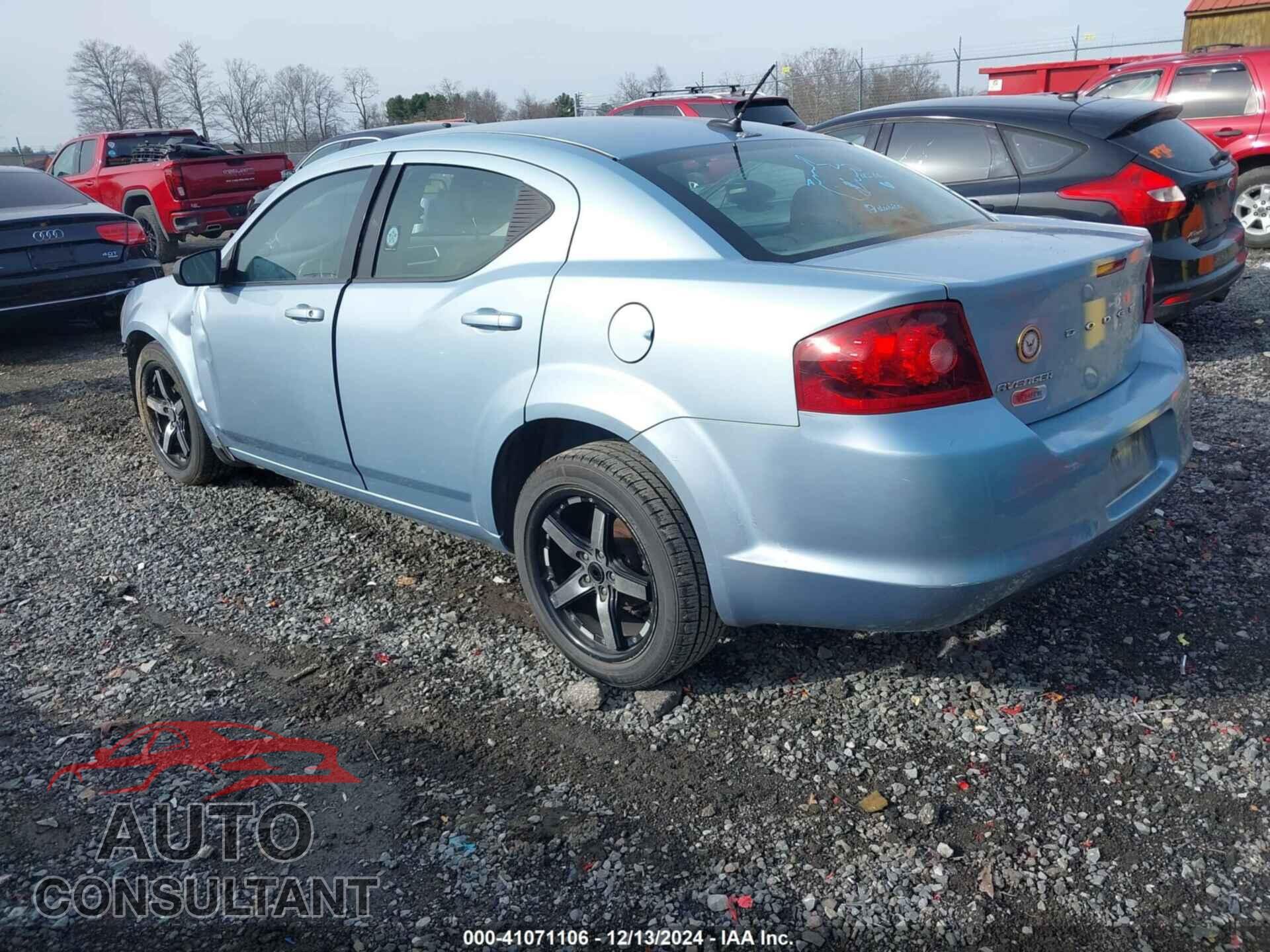 DODGE AVENGER 2013 - 1C3CDZAB2DN536502