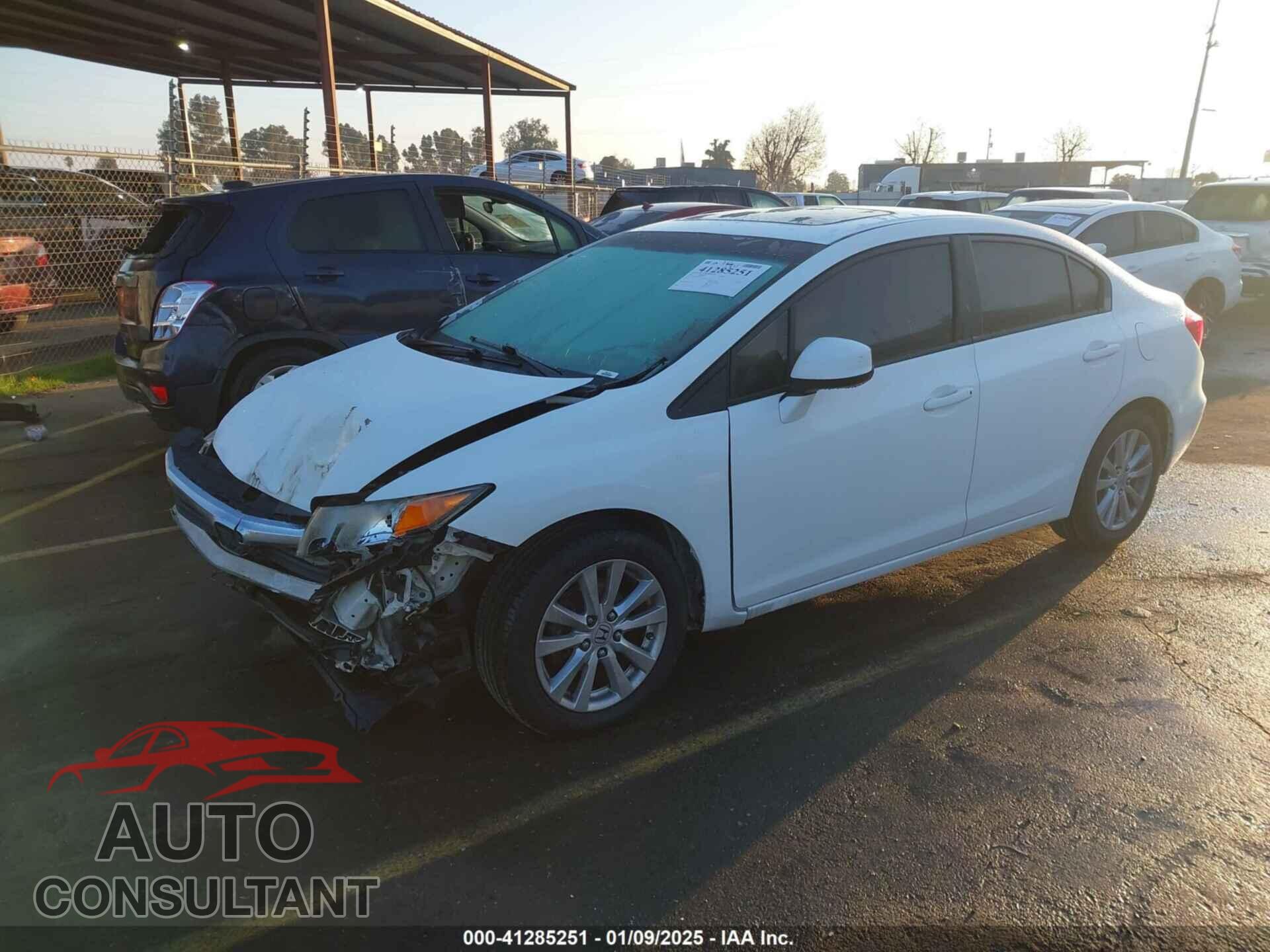 HONDA CIVIC 2012 - 19XFB2F81CE320310