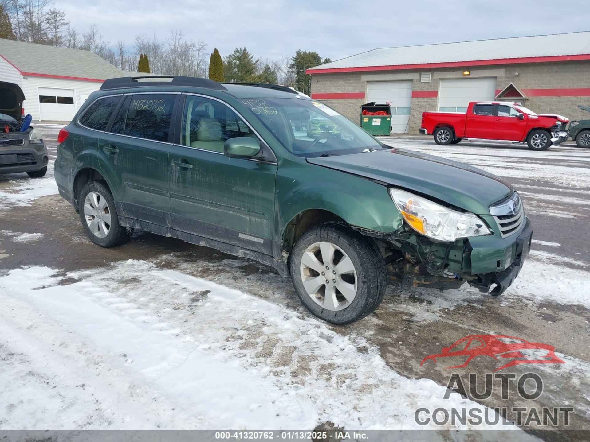 SUBARU OUTBACK 2012 - 4S4BRBCC9C3249041