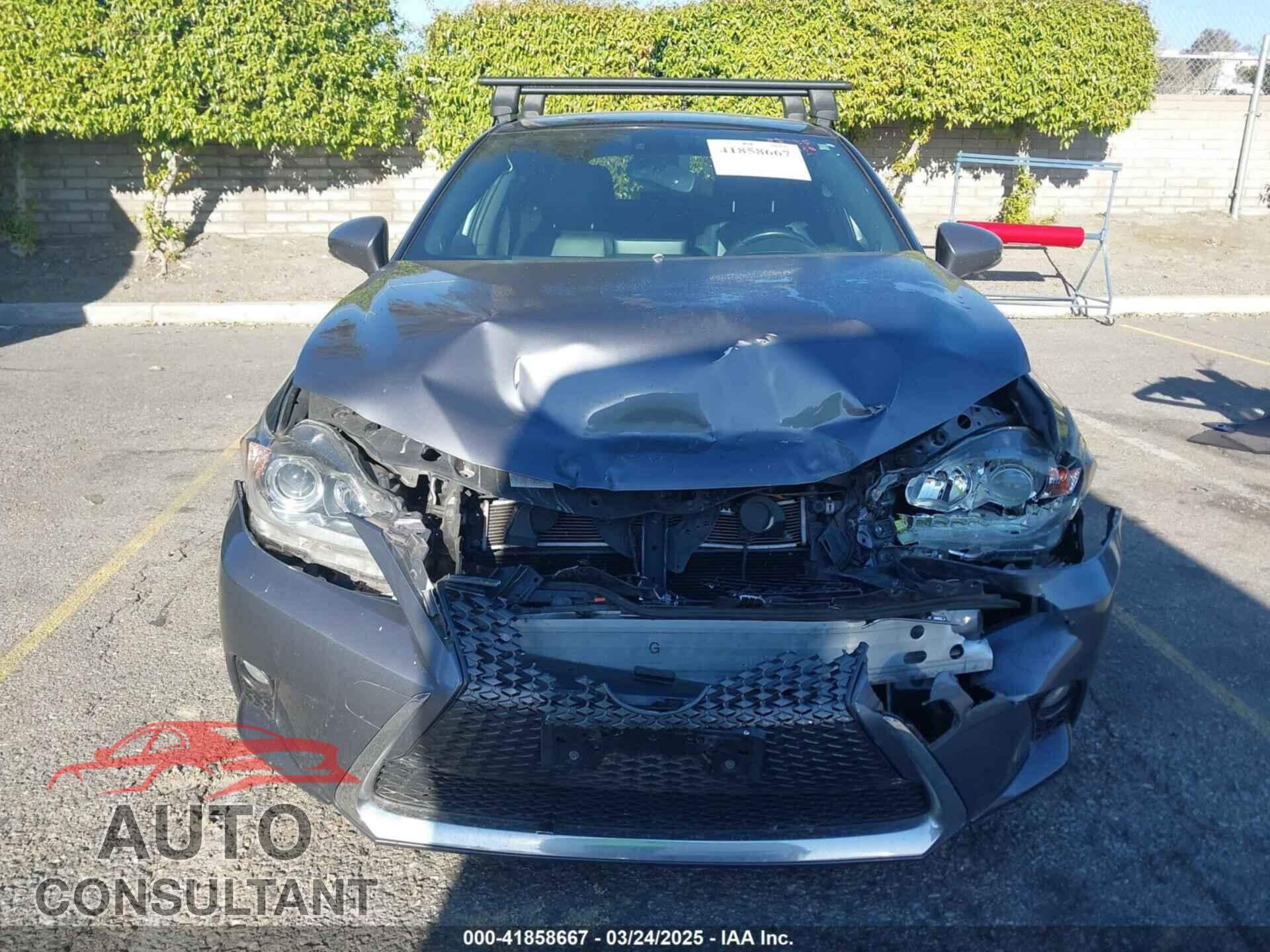LEXUS CT 200H 2016 - JTHKD5BH4G2258564