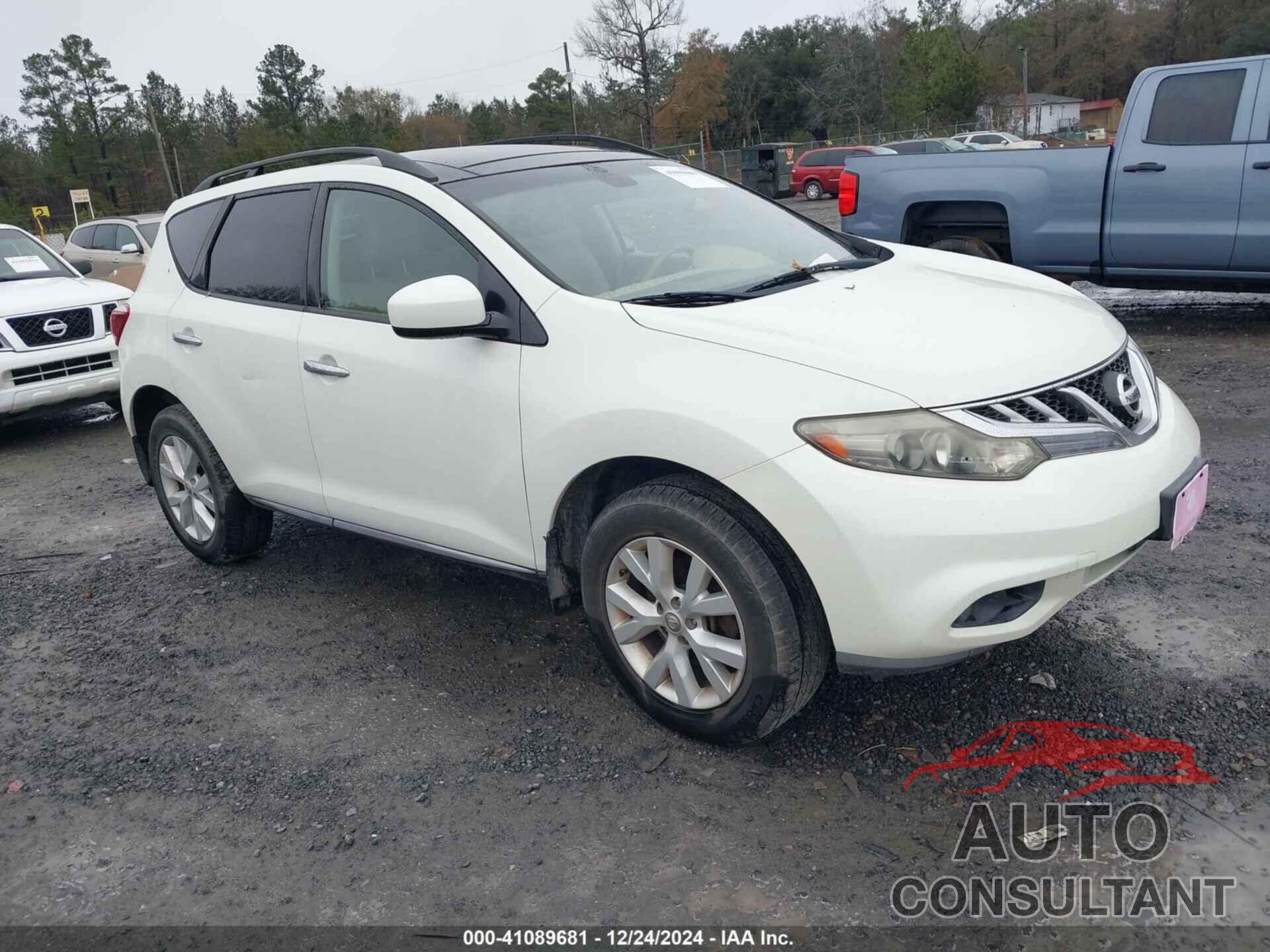 NISSAN MURANO 2011 - JN8AZ1MW1BW181418