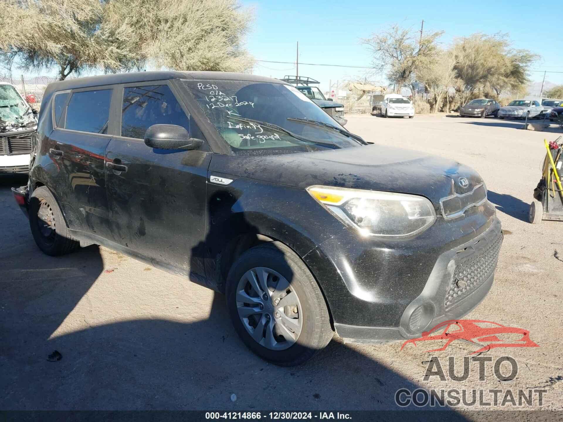 KIA SOUL 2016 - KNDJN2A25G7324516