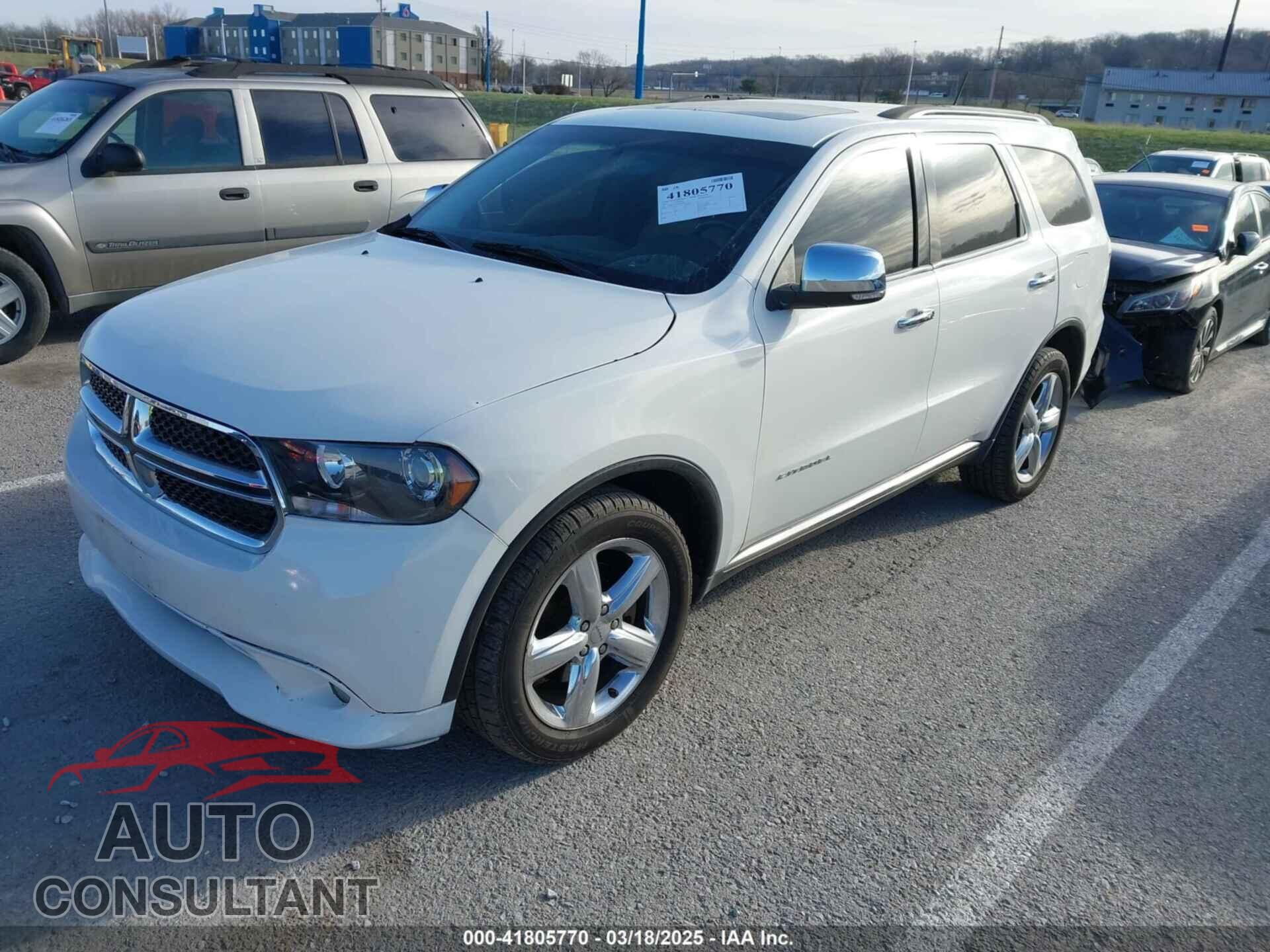 DODGE DURANGO 2011 - 1D4SE5GT0BC686083