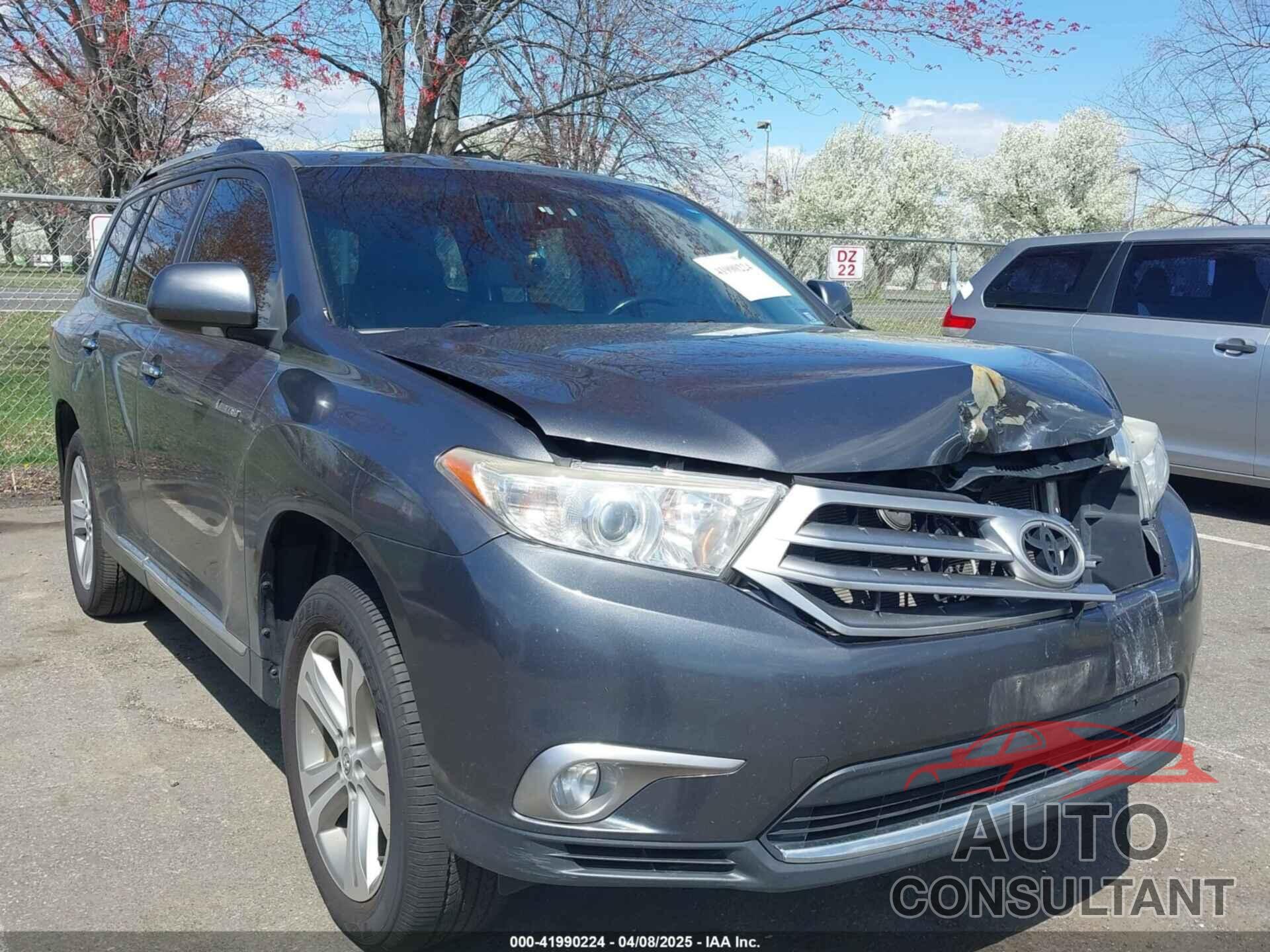 TOYOTA HIGHLANDER 2013 - 5TDDK3EH8DS275226