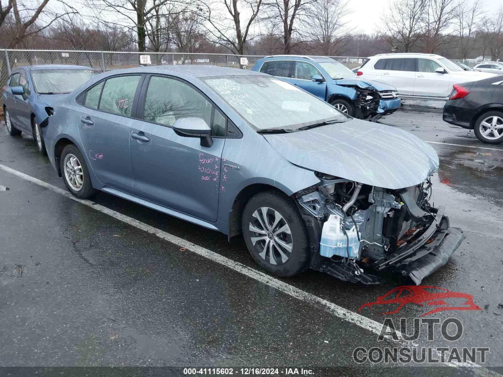 TOYOTA COROLLA 2021 - JTDEAMDE3MJ009873