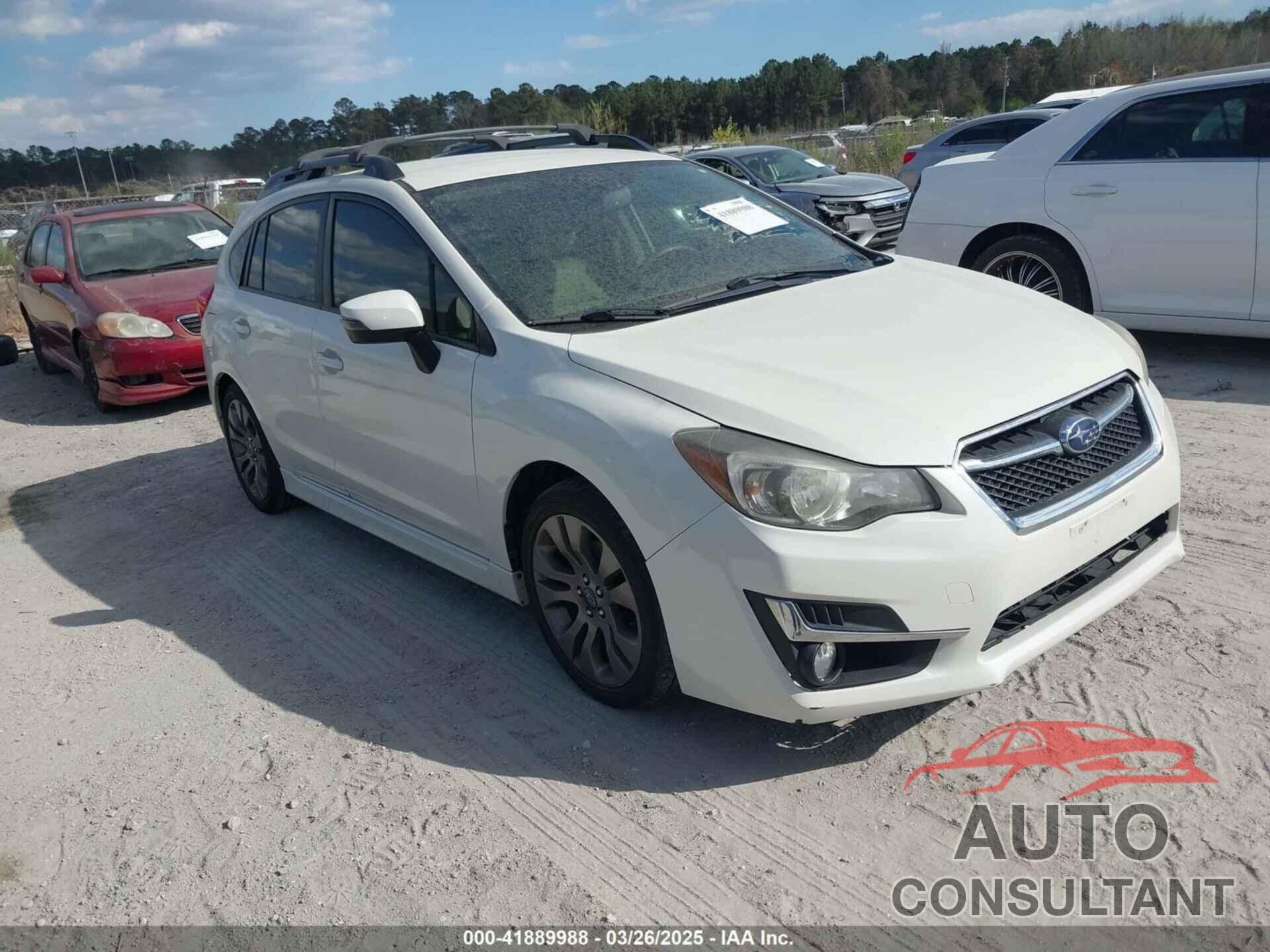 SUBARU IMPREZA 2016 - JF1GPAU68G8219689