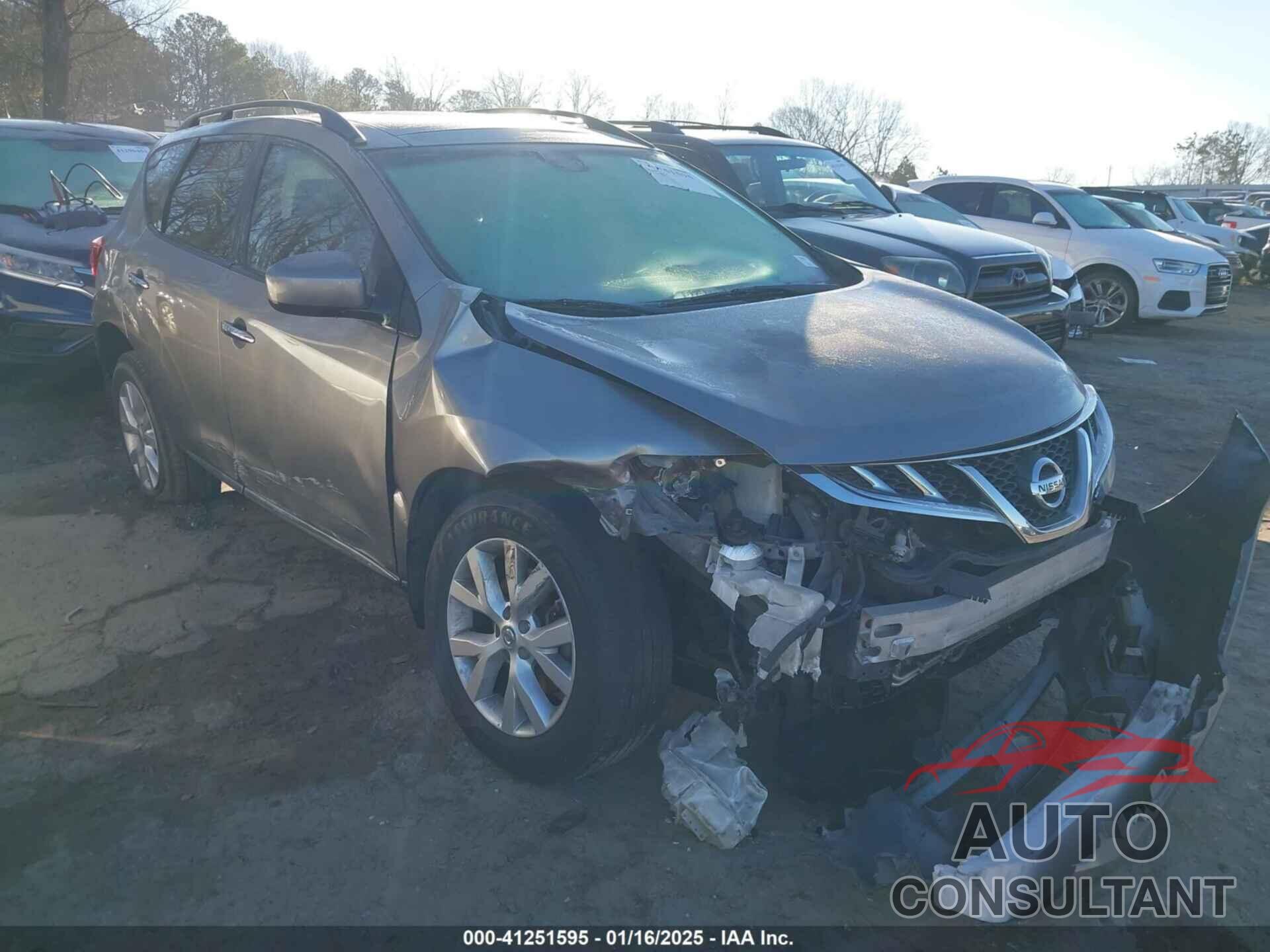 NISSAN MURANO 2011 - JN8AZ1MW7BW154028