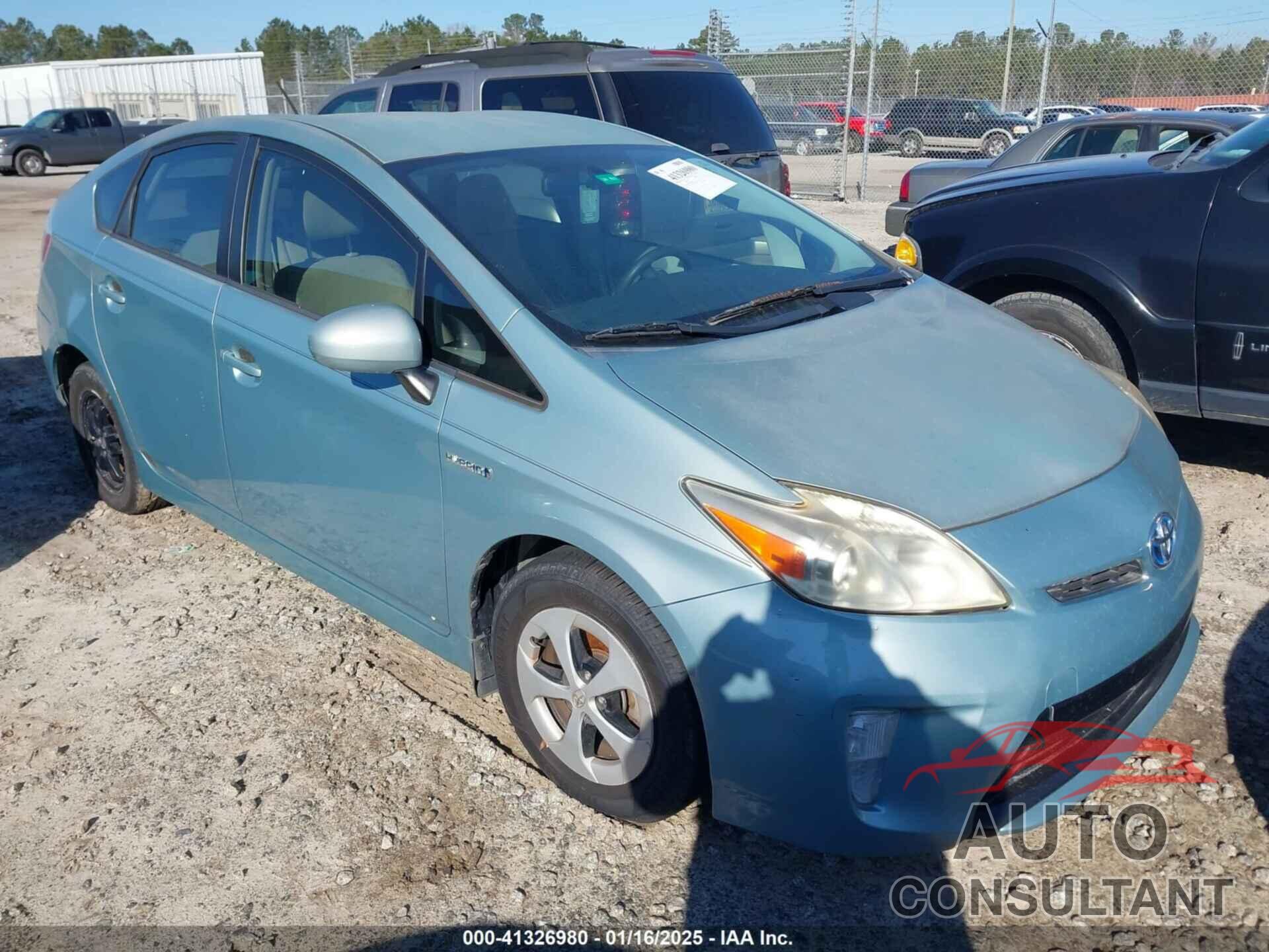 TOYOTA PRIUS 2012 - JTDKN3DU8C1544883