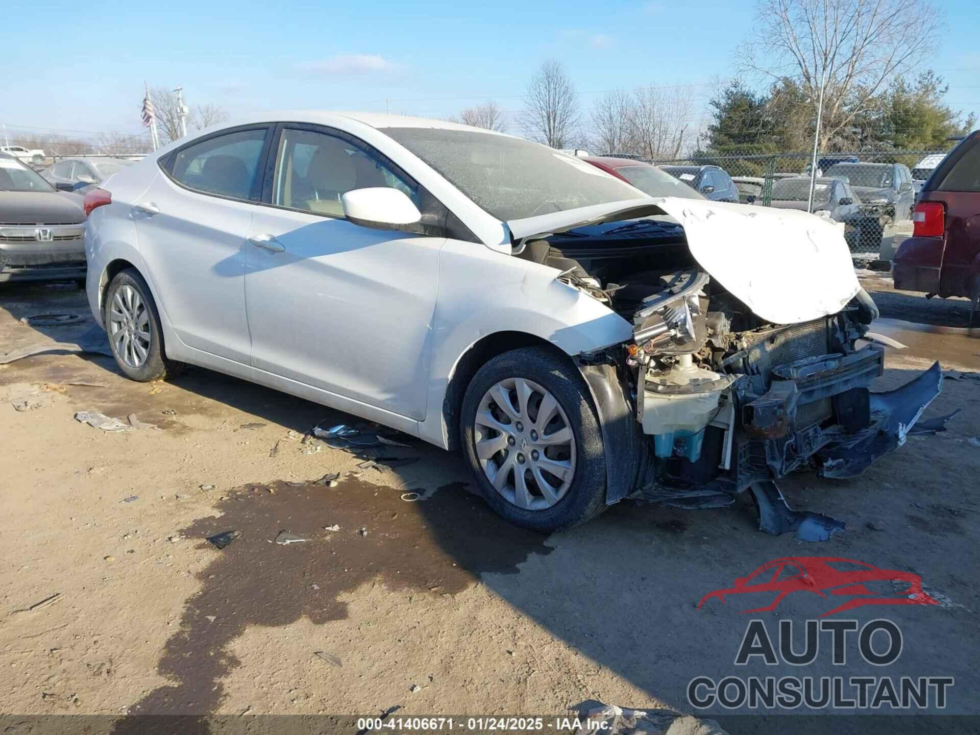 HYUNDAI ELANTRA 2013 - 5NPDH4AE4DH225770