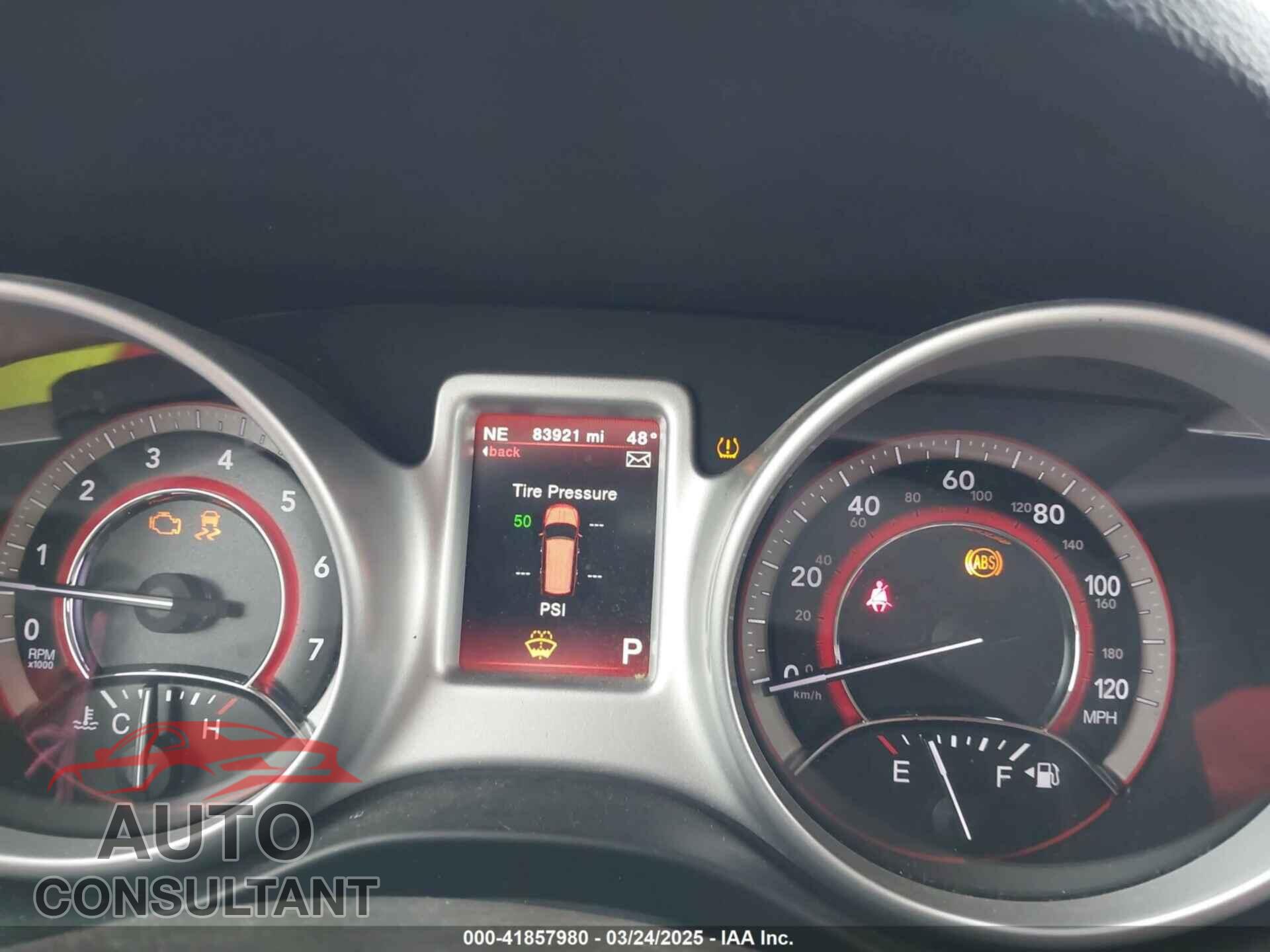 DODGE JOURNEY 2017 - 3C4PDCEG1HT648164