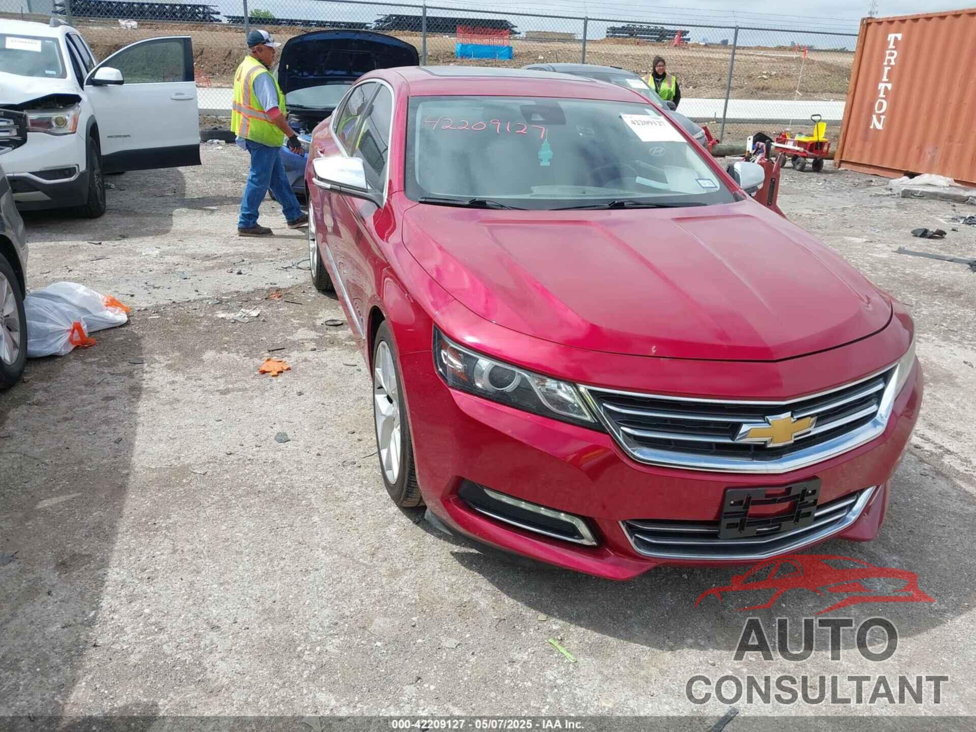 CHEVROLET IMPALA 2015 - 2G1155SL6F9163074