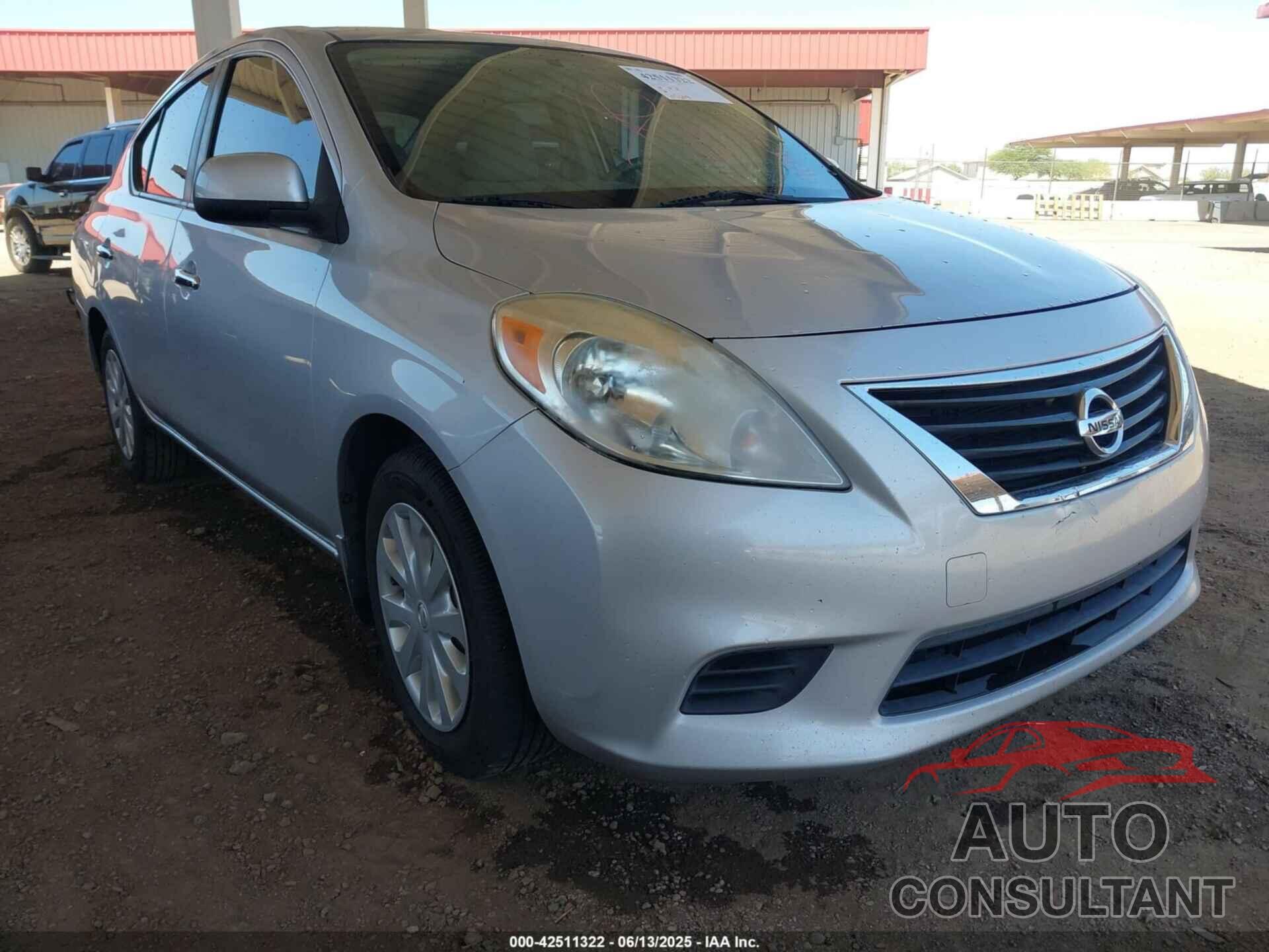 NISSAN VERSA 2012 - 3N1CN7AP4CL908321