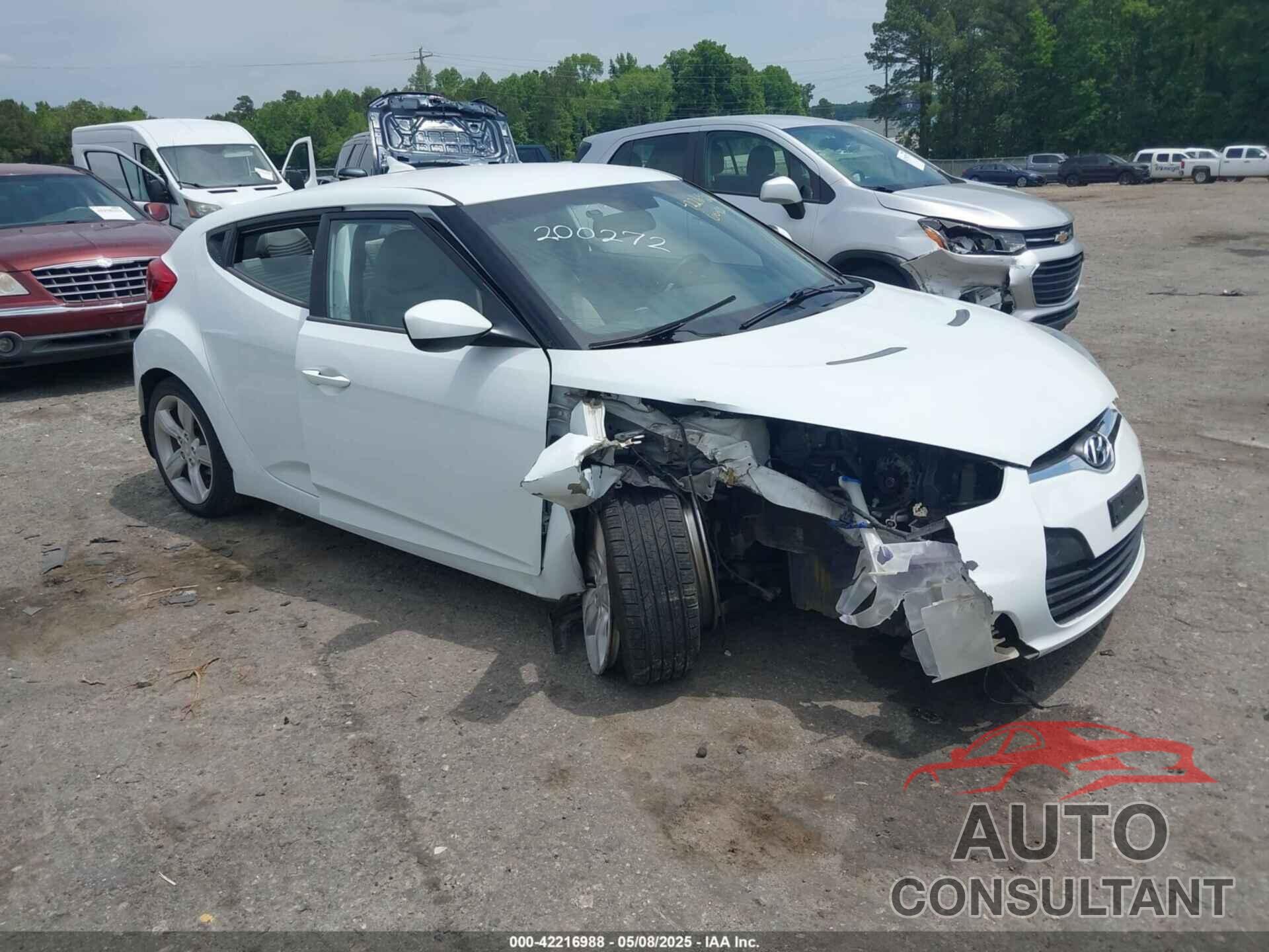 HYUNDAI VELOSTER 2012 - KMHTC6AD6CU026944