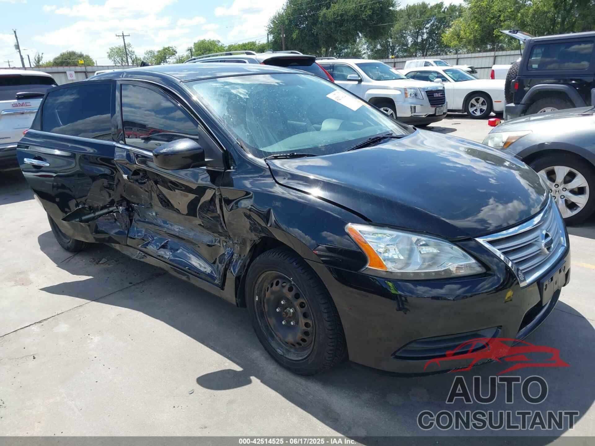 NISSAN SENTRA 2015 - 3N1AB7APXFY308944